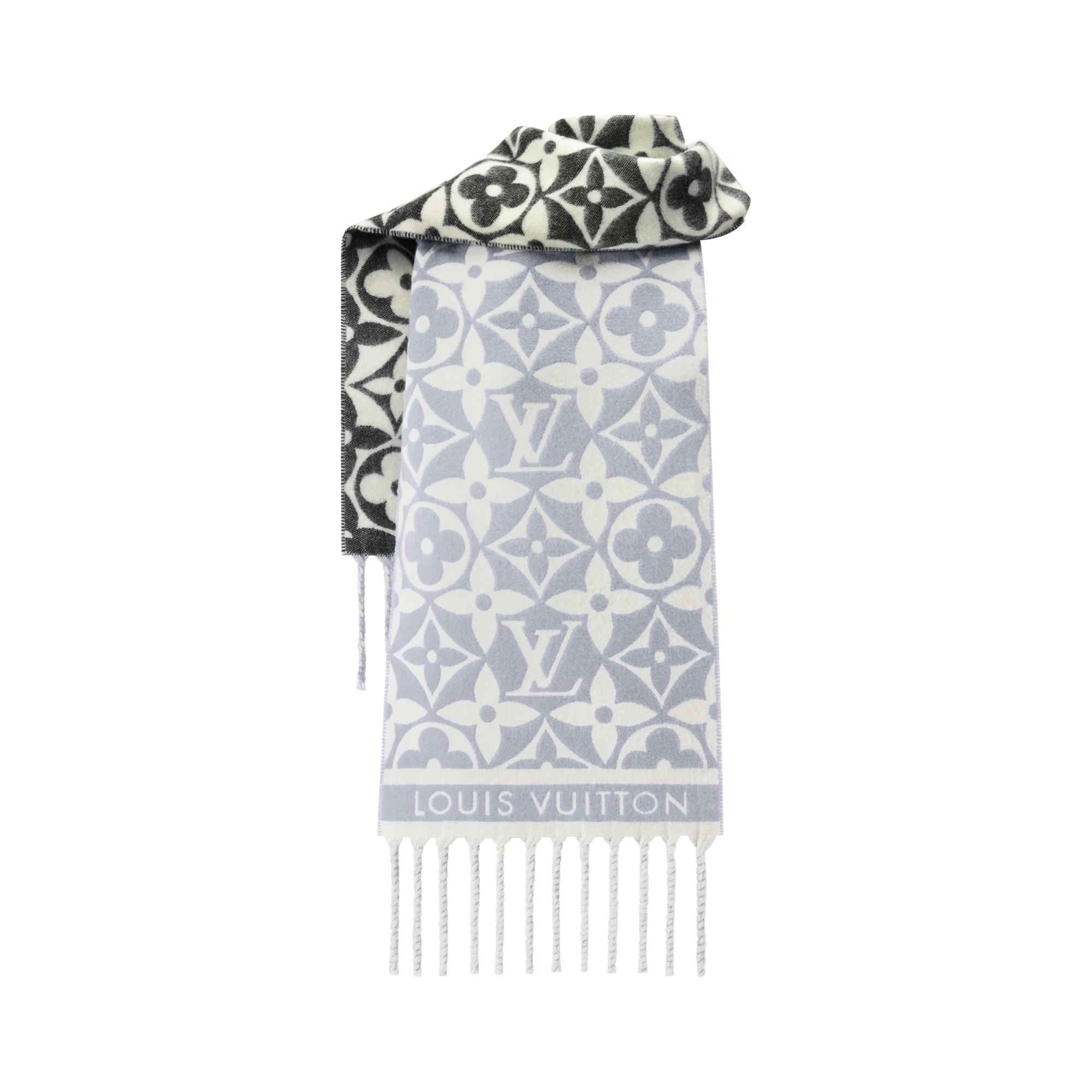 LV Frosty Gradient Scarf S00 in Women