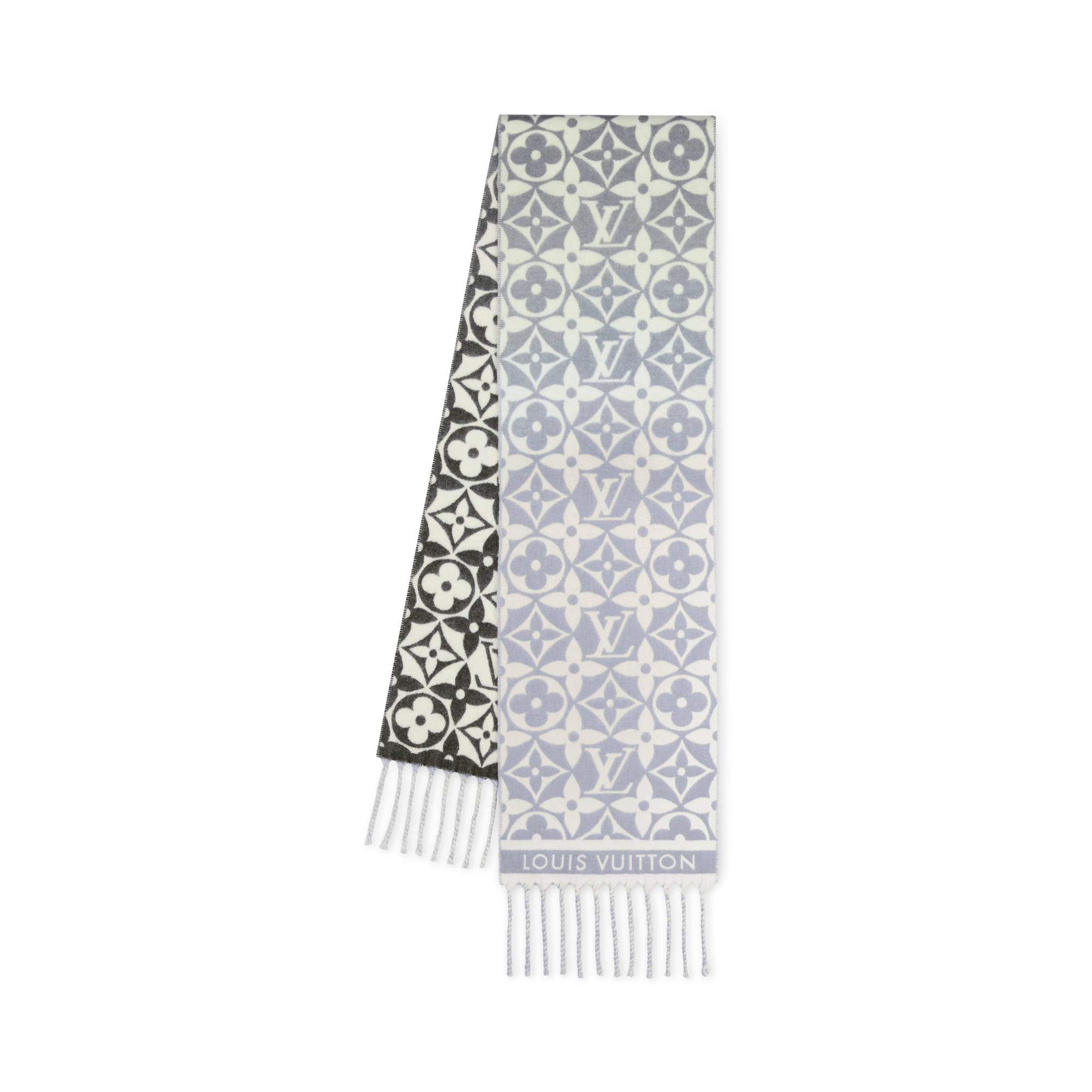 LV Frosty Gradient Scarf S00 in Women