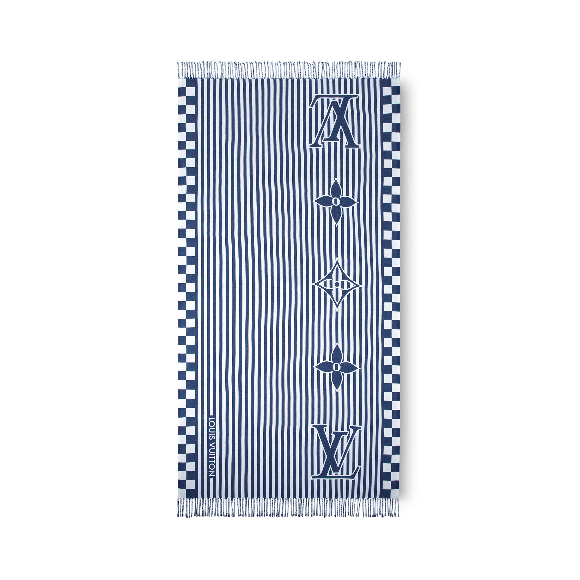 LV Graphical Beach Blanket S00 in Men