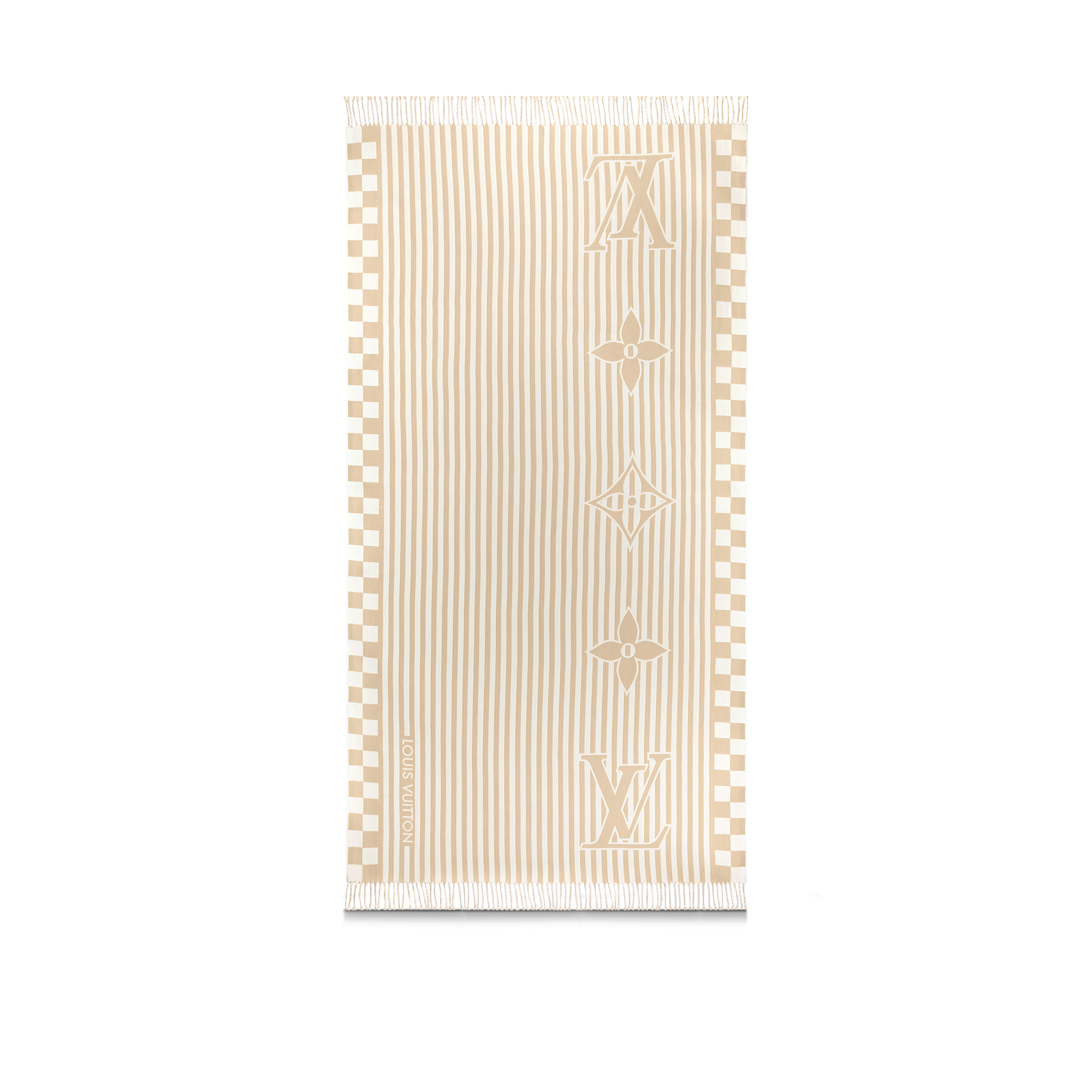 LV Graphical Beach Blanket S00 in Men