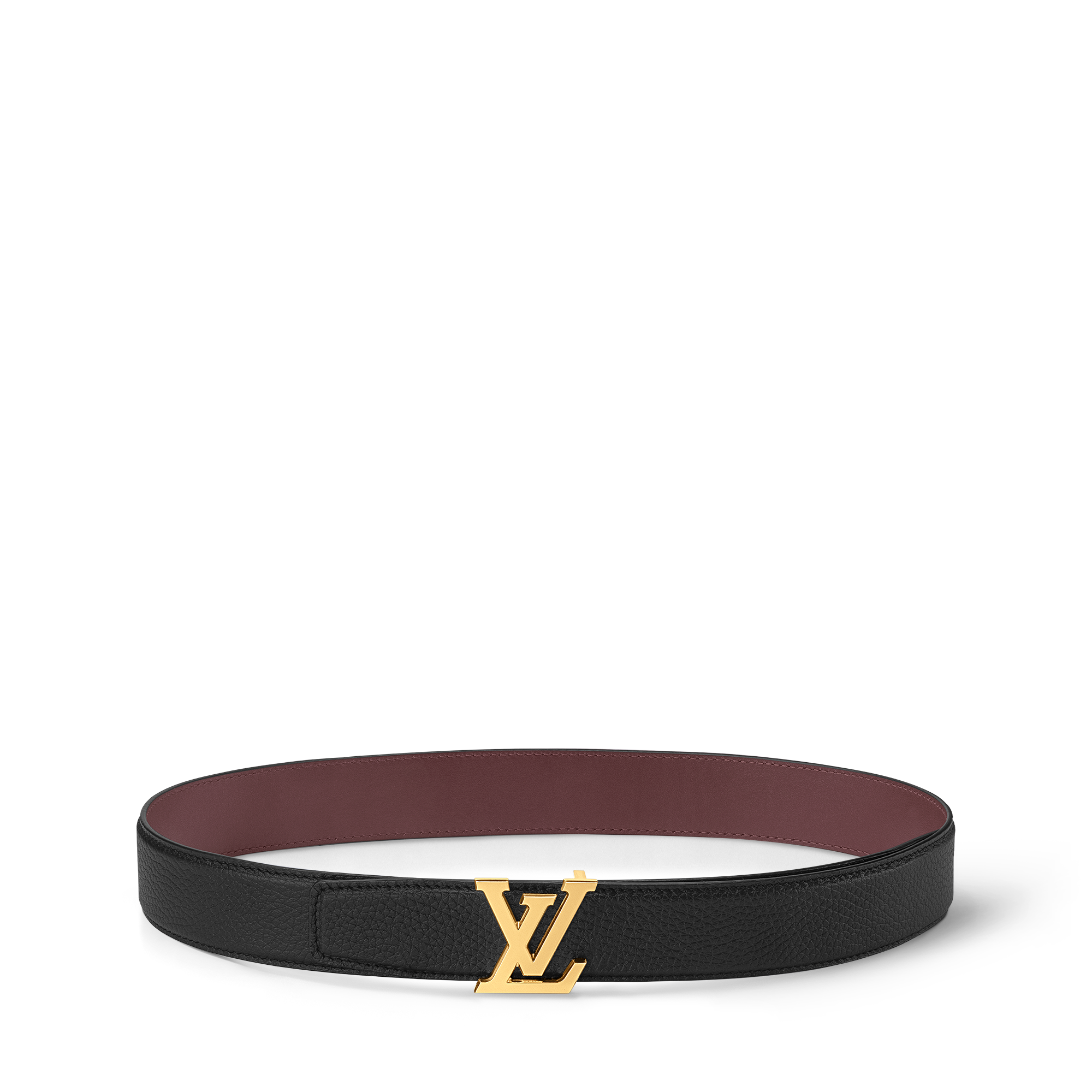 black louis vuitton belt with gold buckle