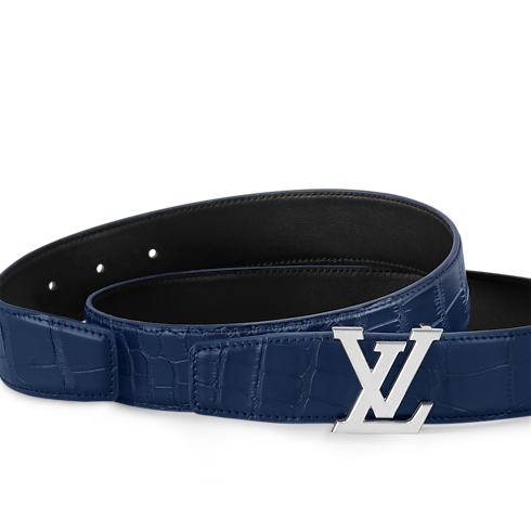 LV Heritage 35mm Reversible Belt Crocodilien Mat in Men's Accessories Belts collections by Louis Vuitton (Product zoom)