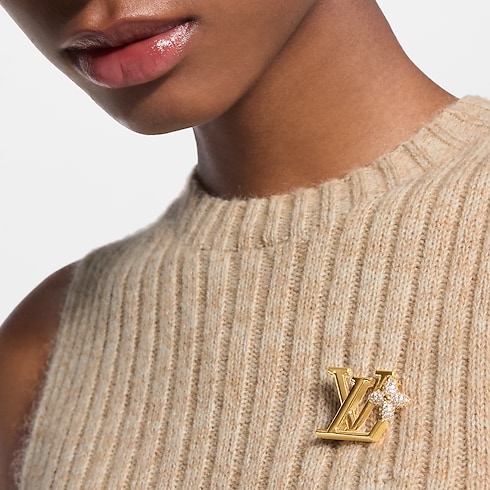 LV Iconic Flower Strass Brooch S00 in Women's Fashion Jewelry Brooches collections by Louis Vuitton (Product zoom)