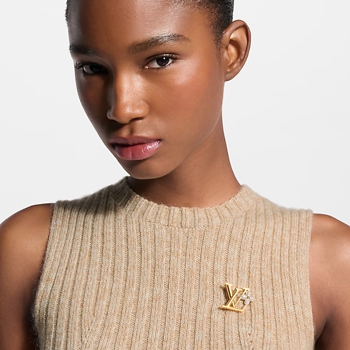 LV Iconic Flower Strass Brooch S00 in Women's Fashion Jewelry Brooches collections by Louis Vuitton (Product zoom)