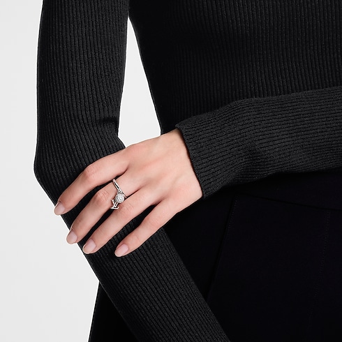 LV Iconic Louisa Strass Ring S00 in Women's Fashion Jewelry Rings collections by Louis Vuitton (Product zoom)