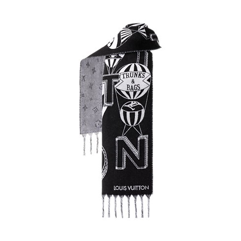 LV In The Air Scarf interior view