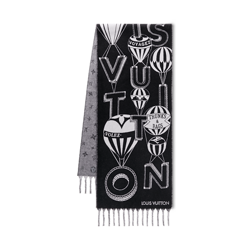 LV In The Air Scarf front view