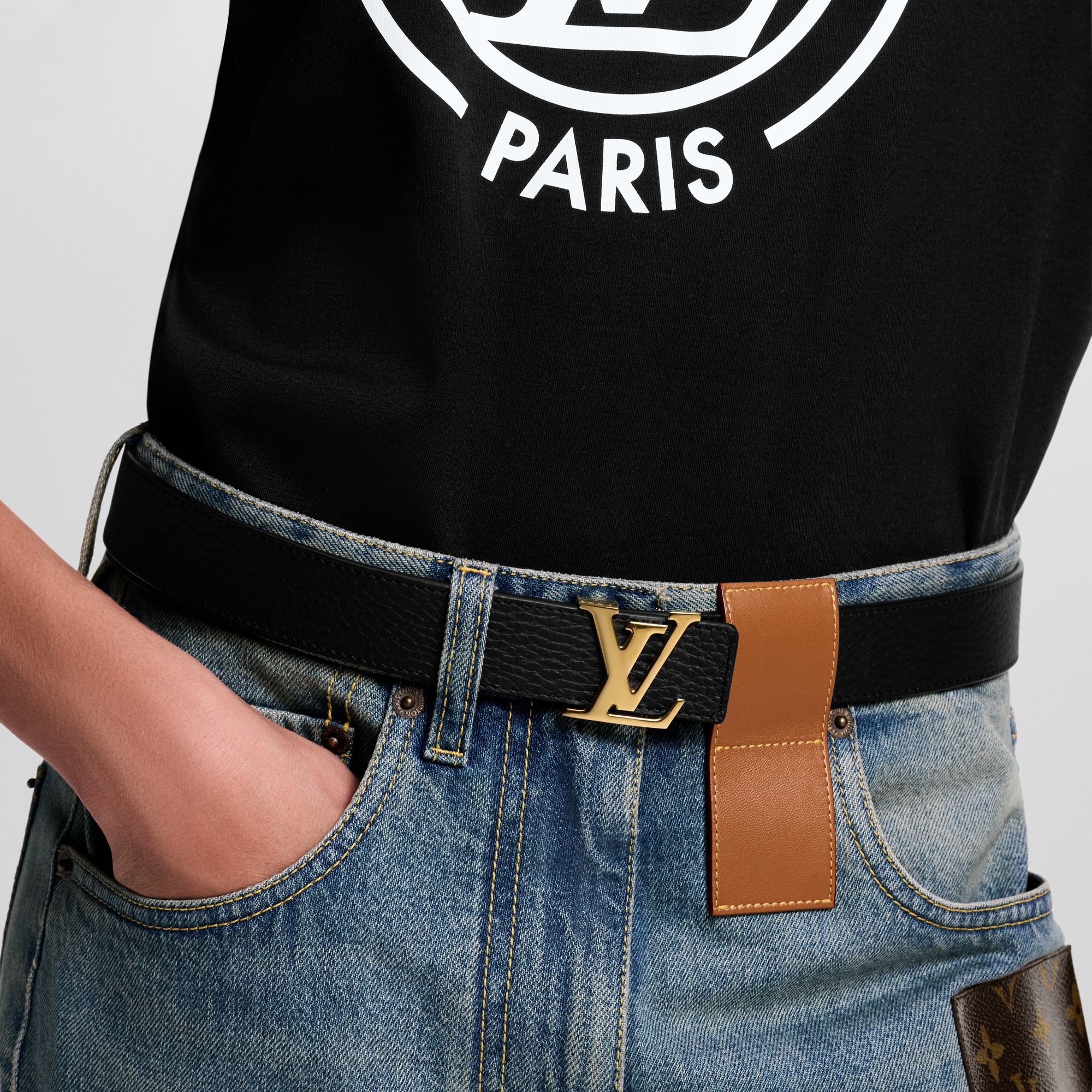 LV Initiales 30mm Reversible Belt  in Women