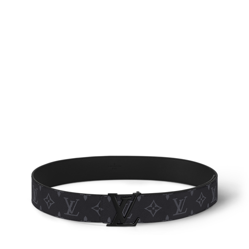 LV Initiales 40mm Matte Black Belt in Men's Accessories Belts collections by Louis Vuitton (Product zoom)