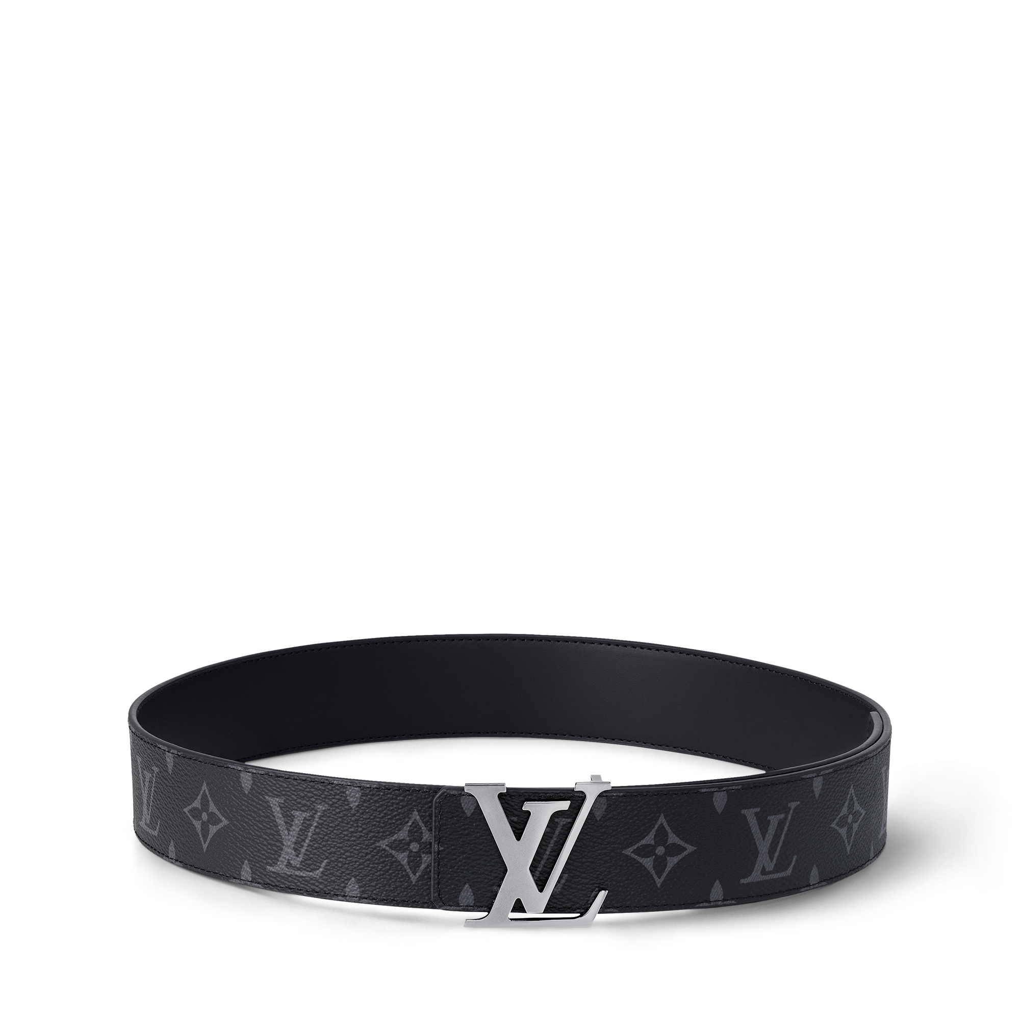 LV Initiales 40mm Reversible Monogram Eclipse Canvas in Men