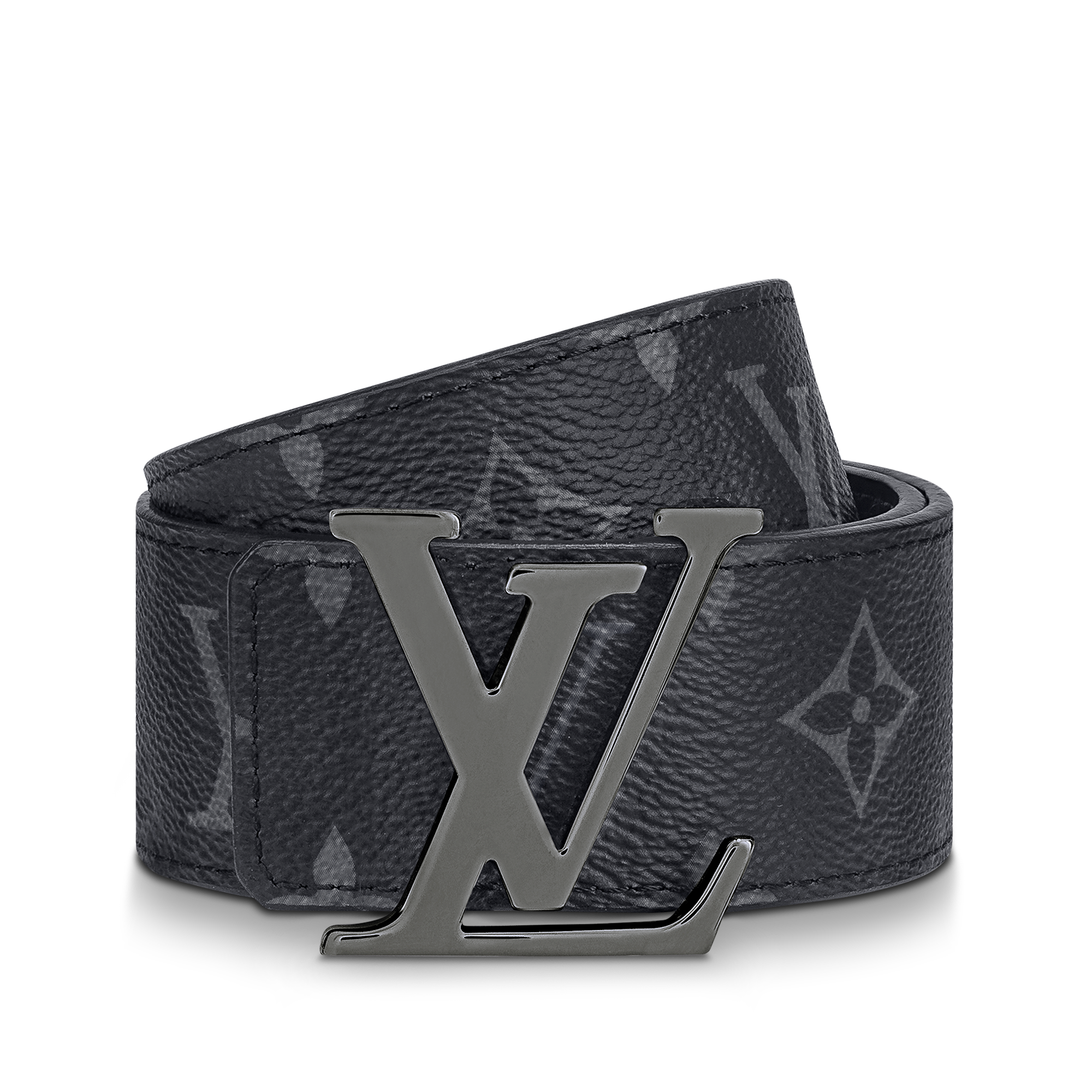 LV Initiales 40mm Reversible Monogram Eclipse Canvas in Men