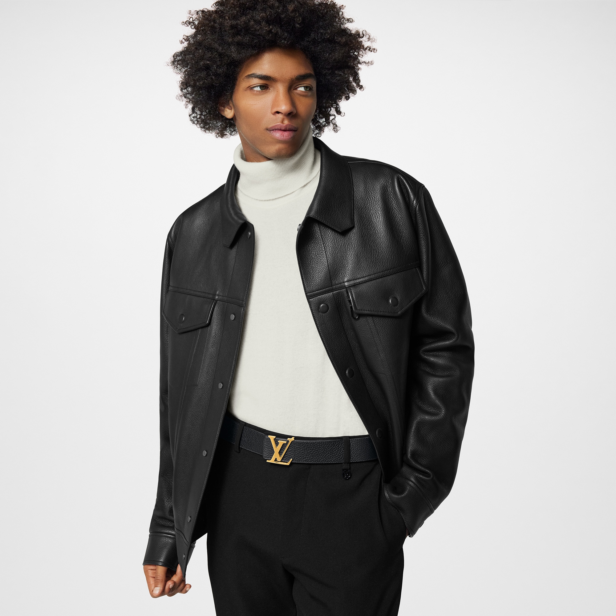 LV Initiales 40mm Reversible Taurillon Leather in Men