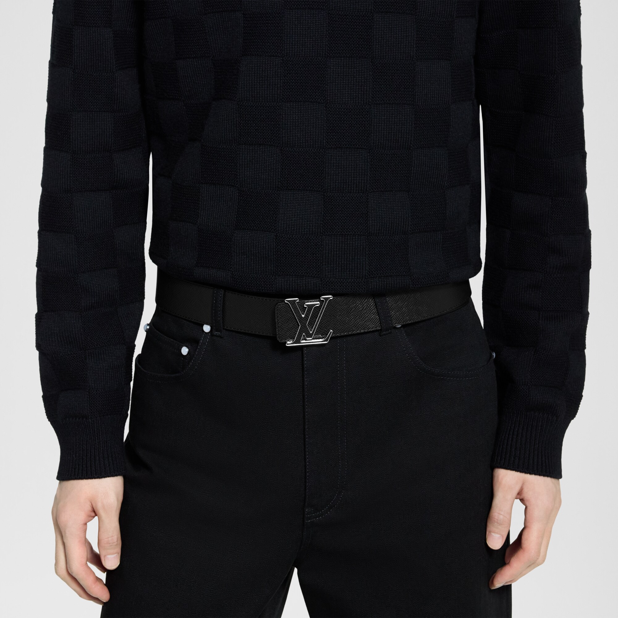 LV Initiales 40mm Reversible Belt Taigarama in Men