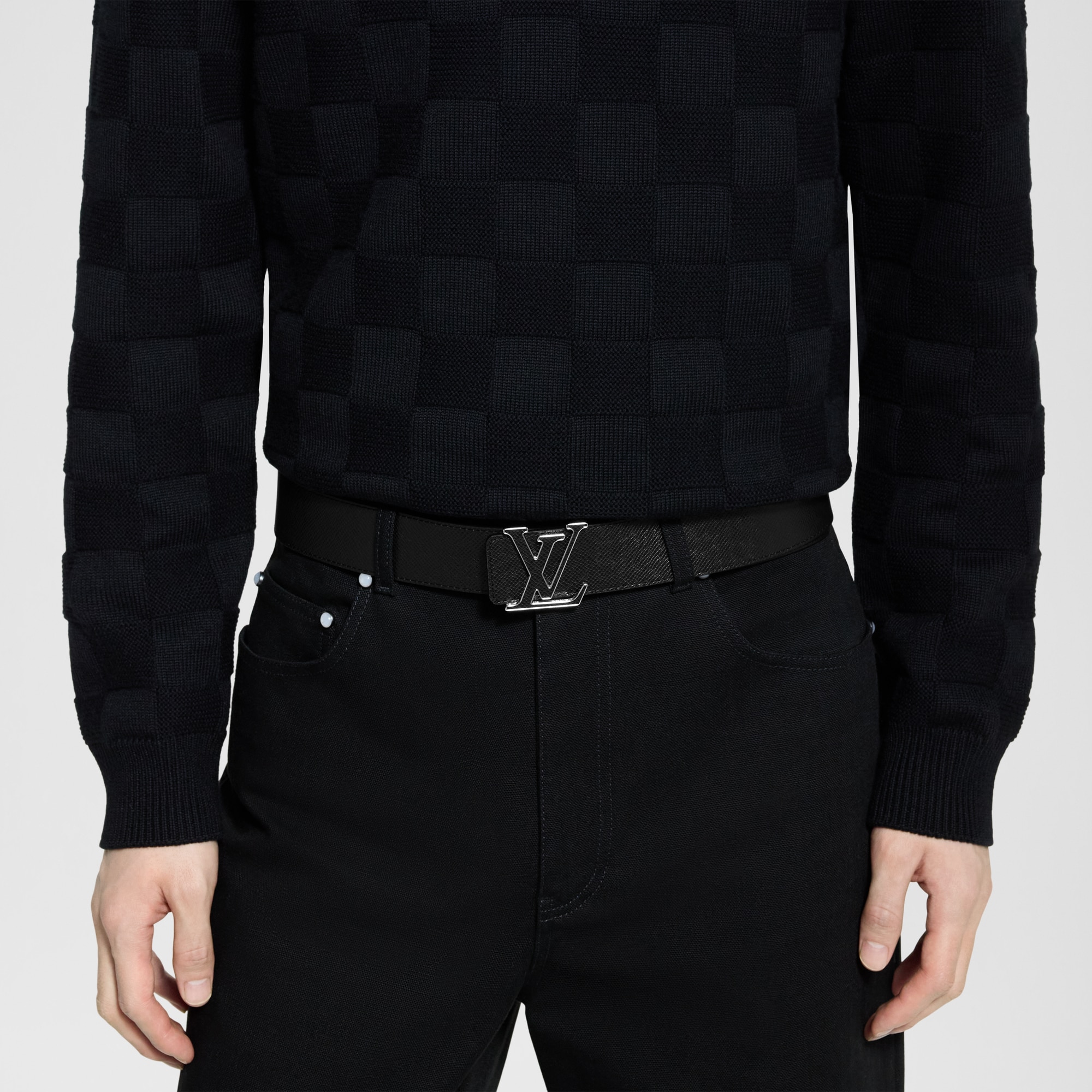 LV Initiales 40mm Reversible Belt Taigarama in Men