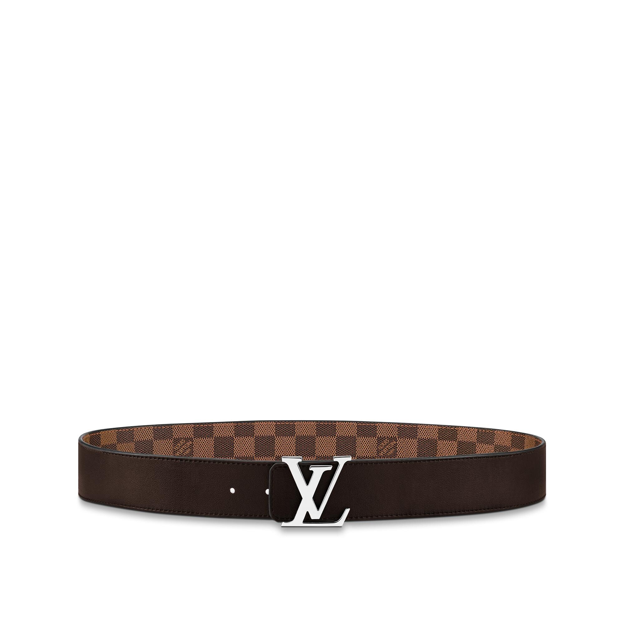 LV Initiales 40mm Reversible Belt Damier Graphite Canvas in Men