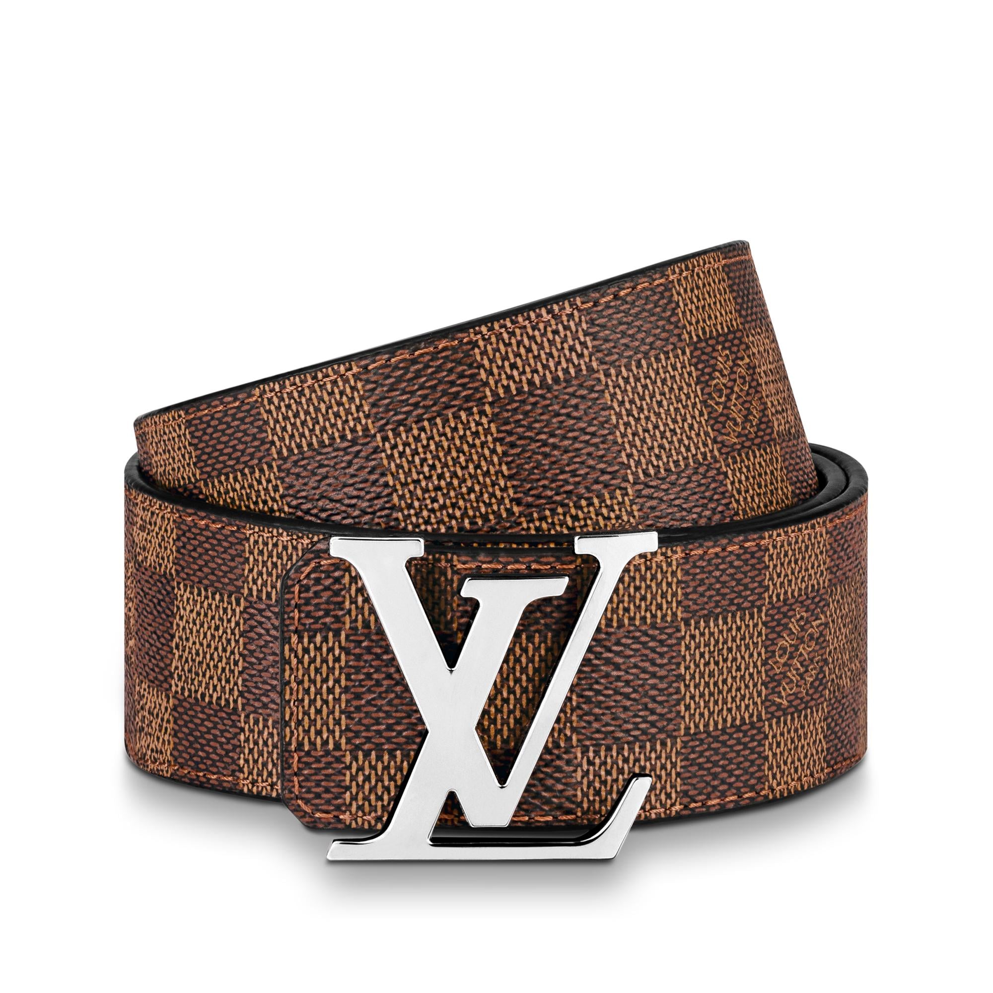 LV Initiales 40mm Reversible Belt Damier Graphite Canvas in Men