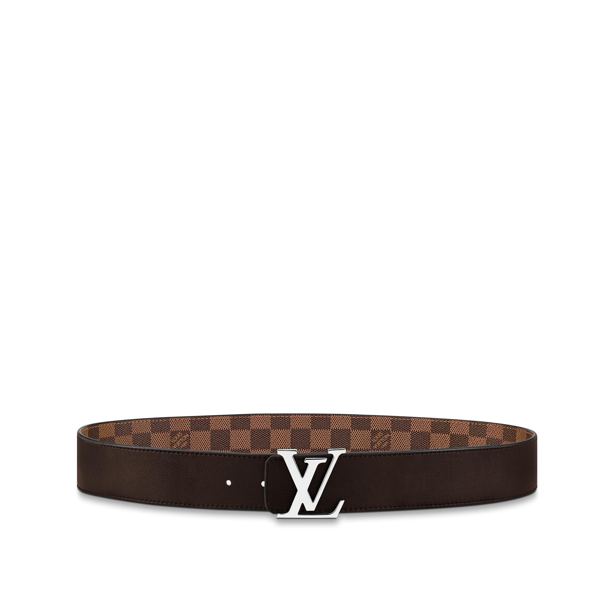 LV Initiales 40mm Reversible Belt Damier Graphite Canvas in Men