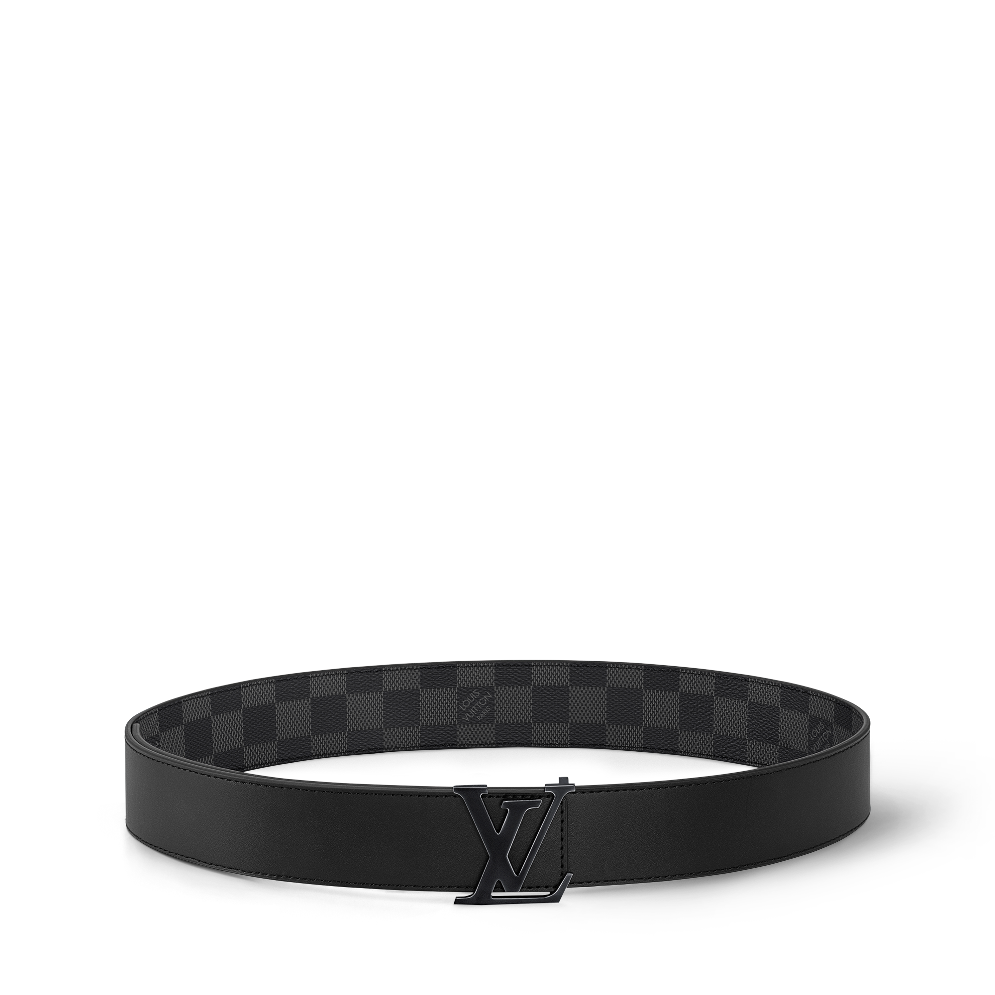 LV Initiales 40mm Reversible Belt Damier Graphite Canvas in Men