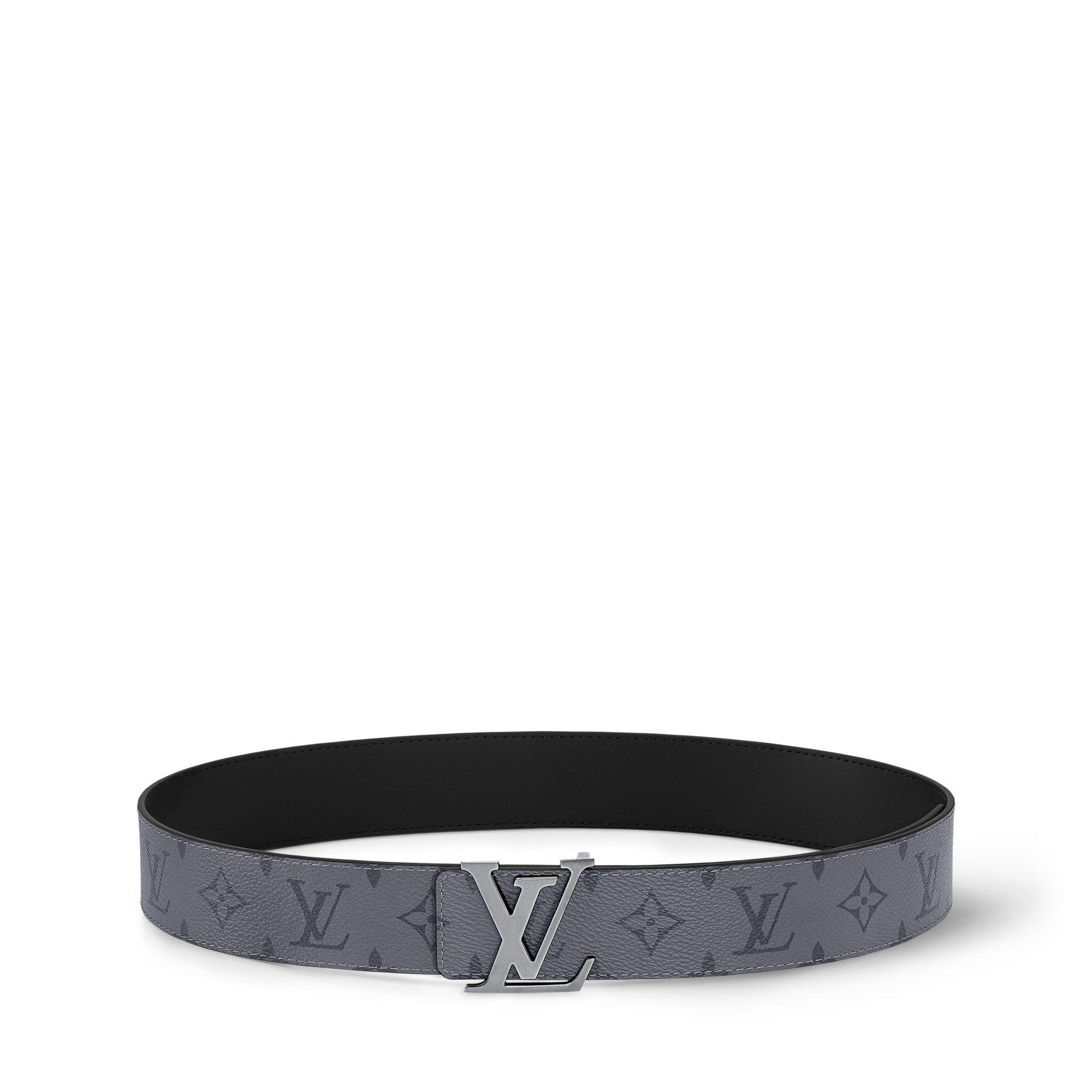 LV Initiales 40mm Reversible Belt Monogram Eclipse Reverse in Men