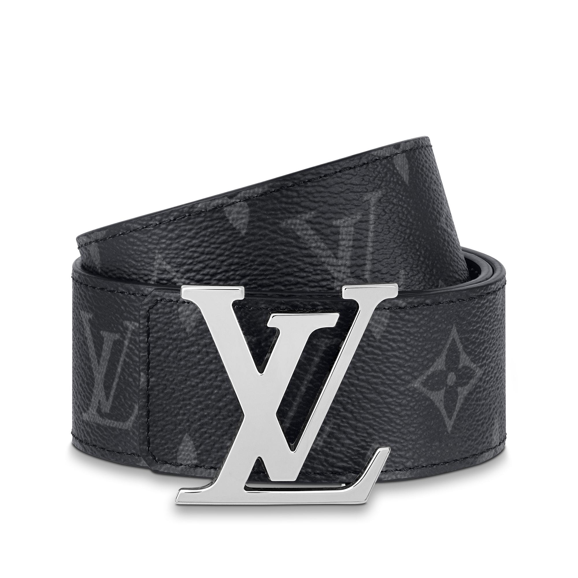 LV Initiales 40mm Reversible Belt Monogram Eclipse Canvas in Men