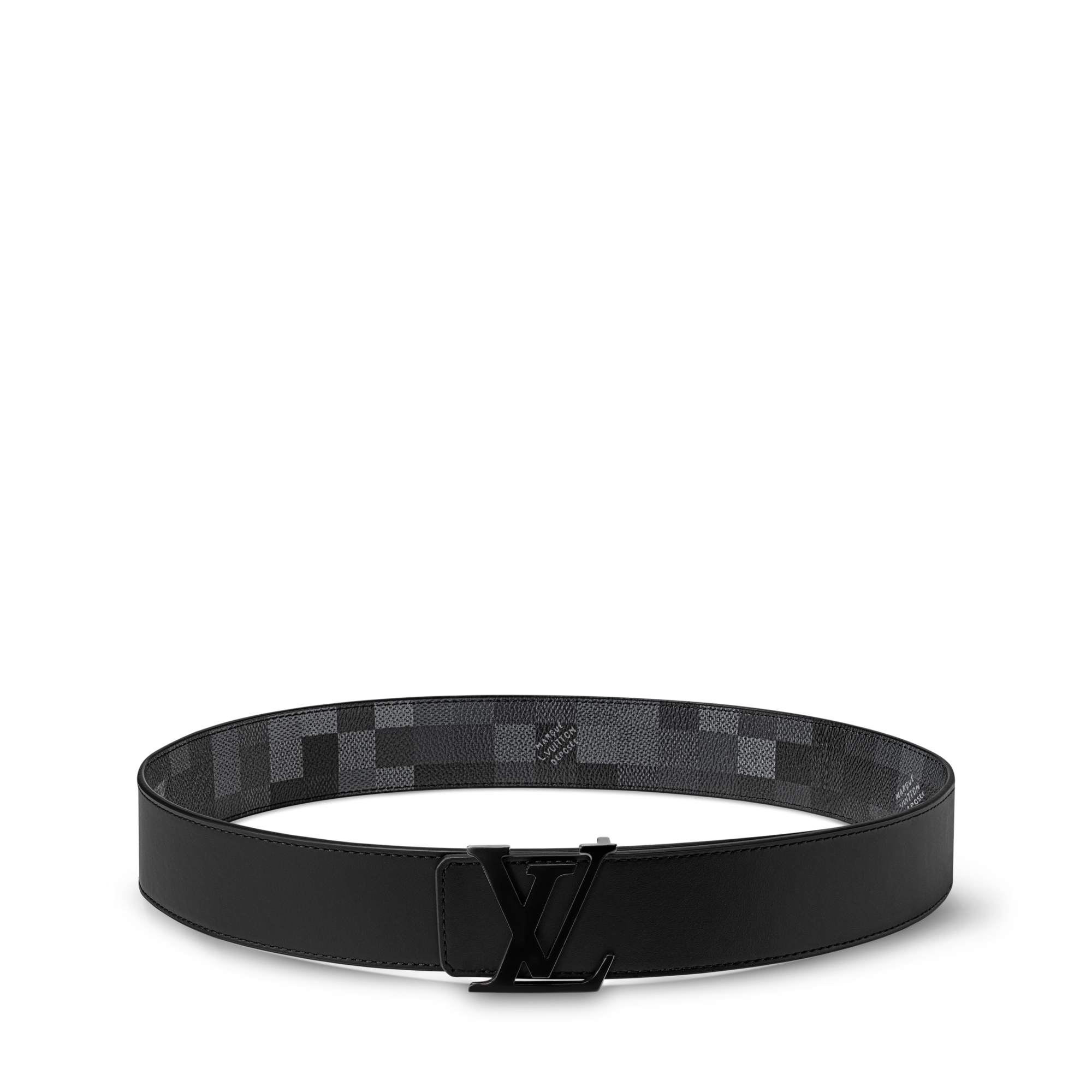 LV Initiales Damoflage 40mm Reversible Belt Damoflage in Men
