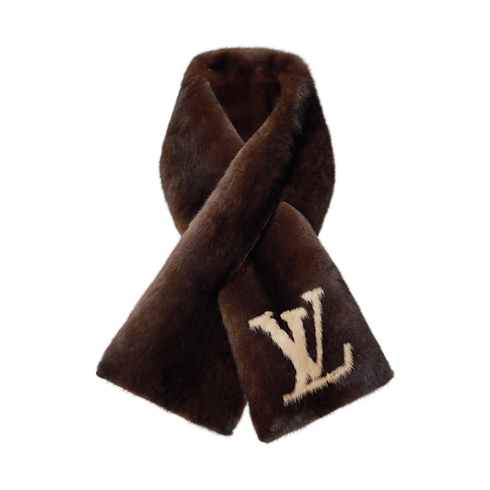 LV Initiales Fur Scarf S00 in Men's Accessories Scarves collections by Louis Vuitton (Product zoom)