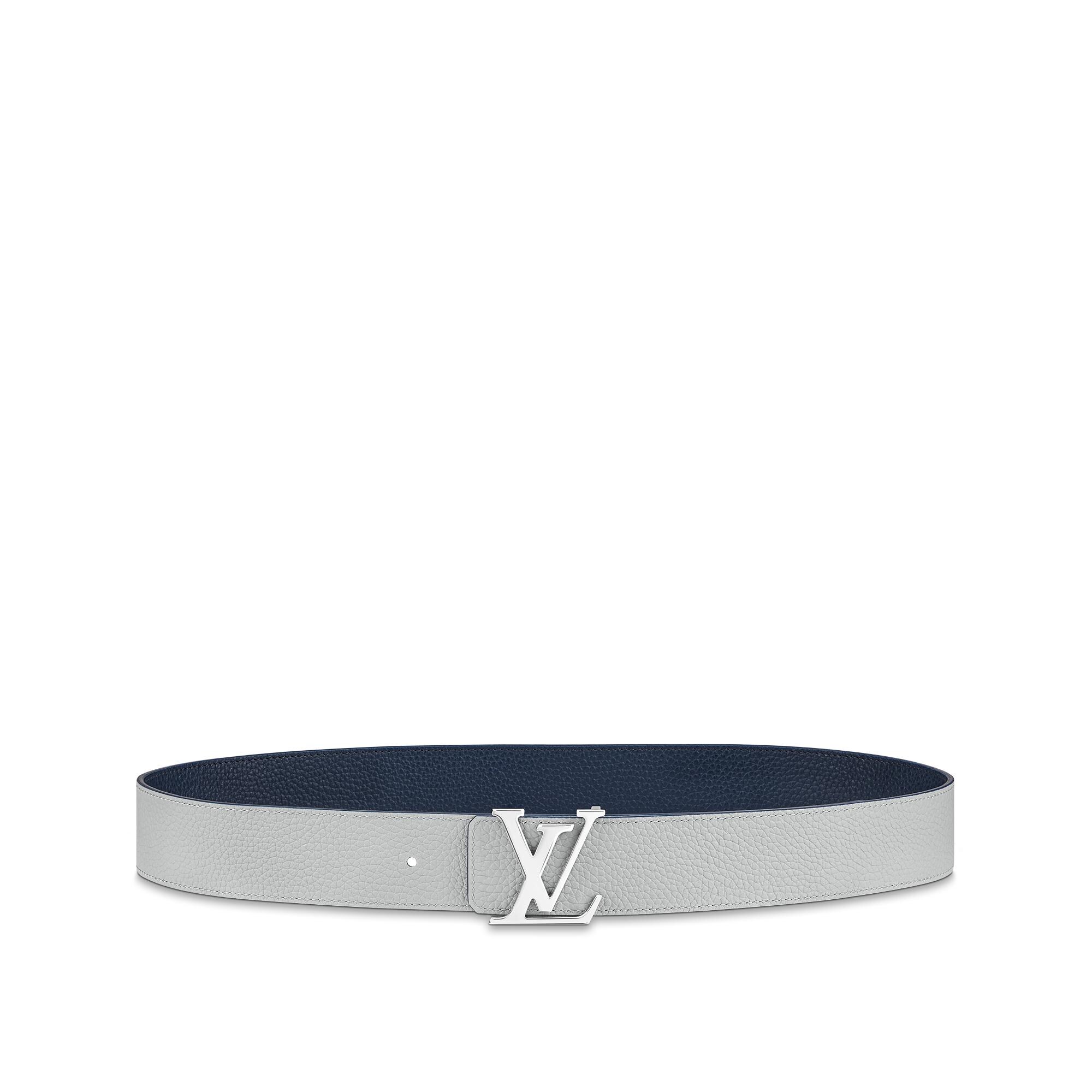 LV Initiales Taurillon 40mm Reversible Belt Taurillon Leather in Men