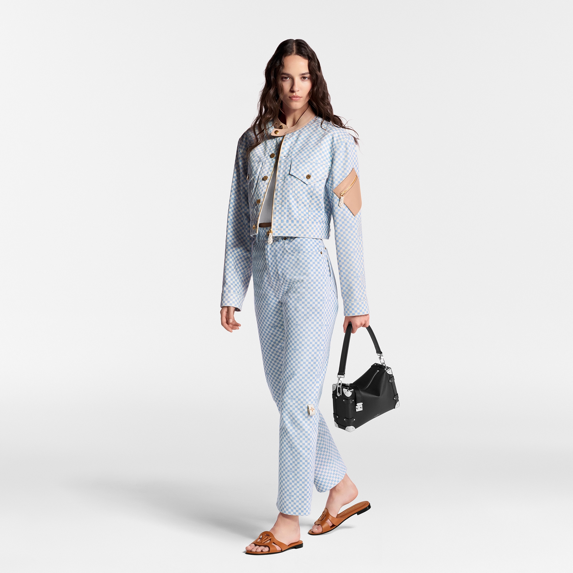 LV Isola Flat Mule  in Women