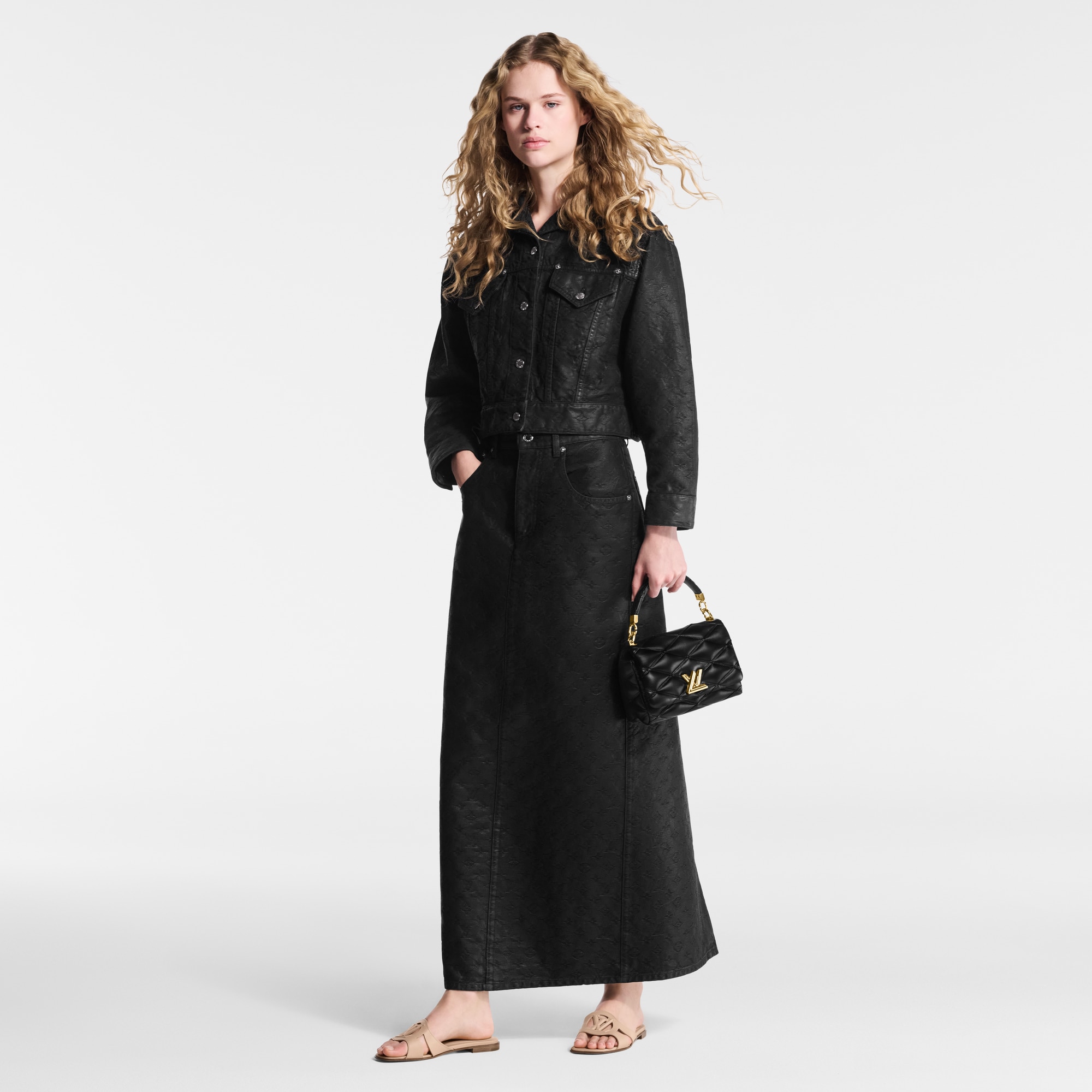 LV Isola Flat Mule  in Women