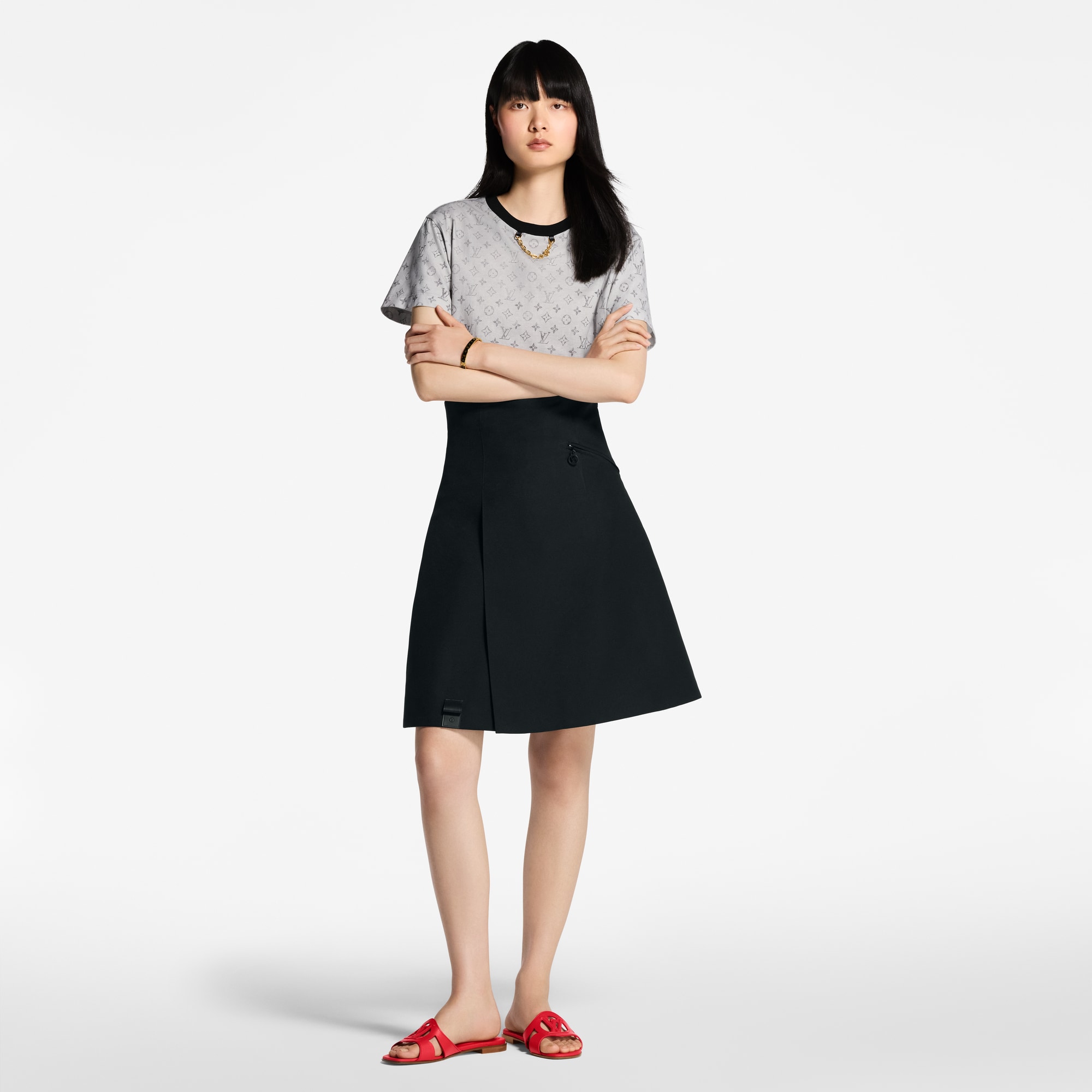 LV Isola Flat Mule  in Women