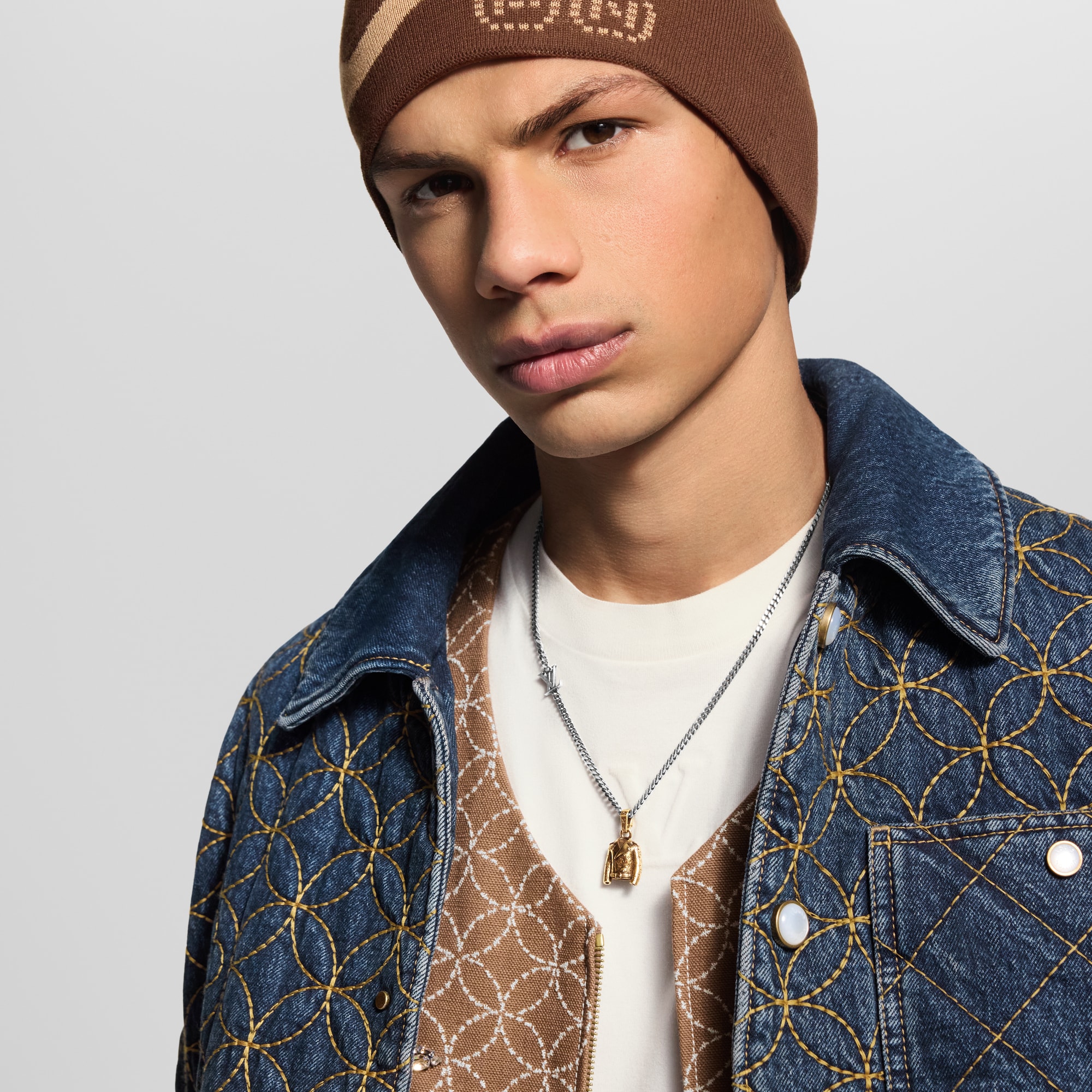 LV Jacket Charm S00 in Men