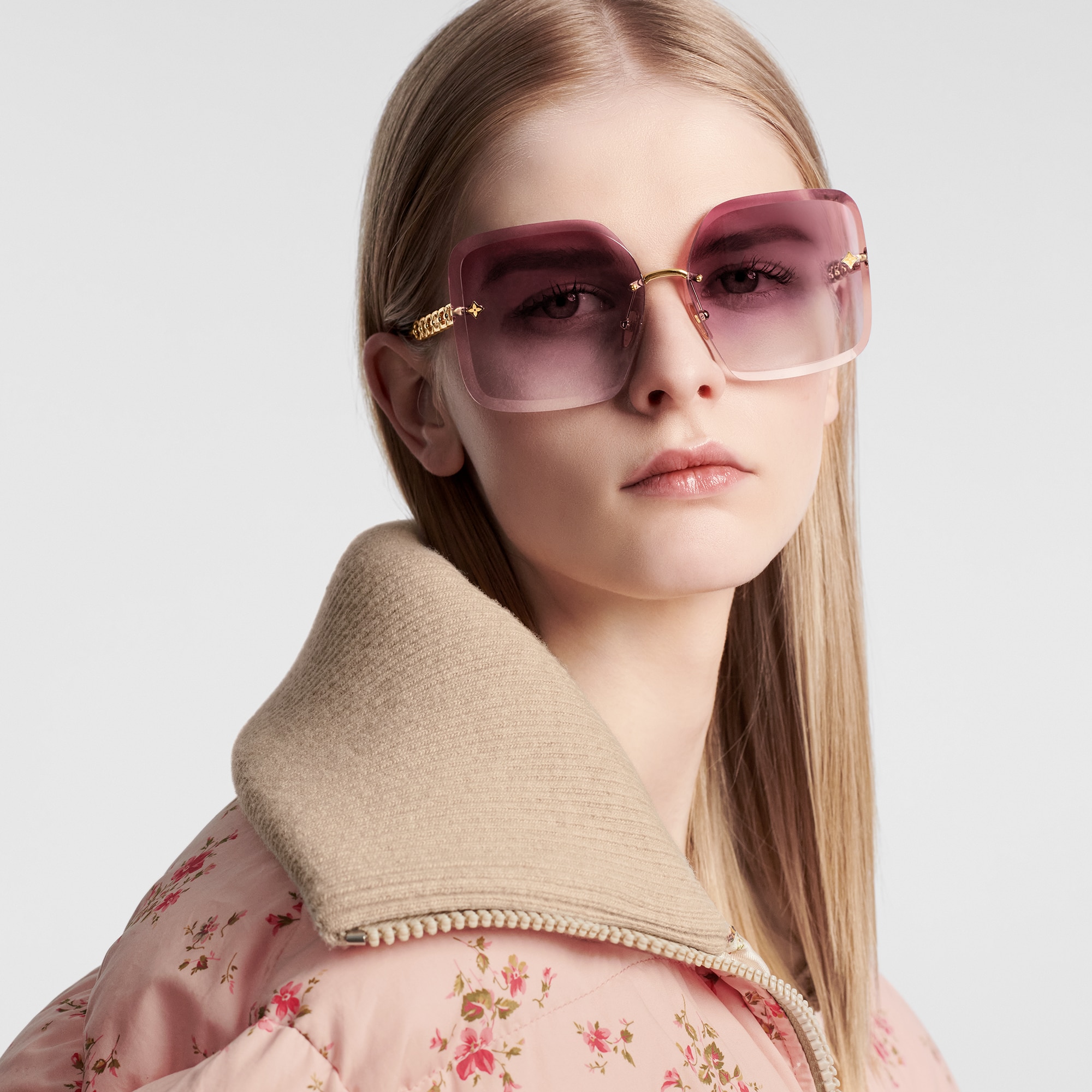 Louis Vuitton Pink Sunglasses Louis Vuitton Pink The Party Sunglasses (799) – Bagaholic main image 3