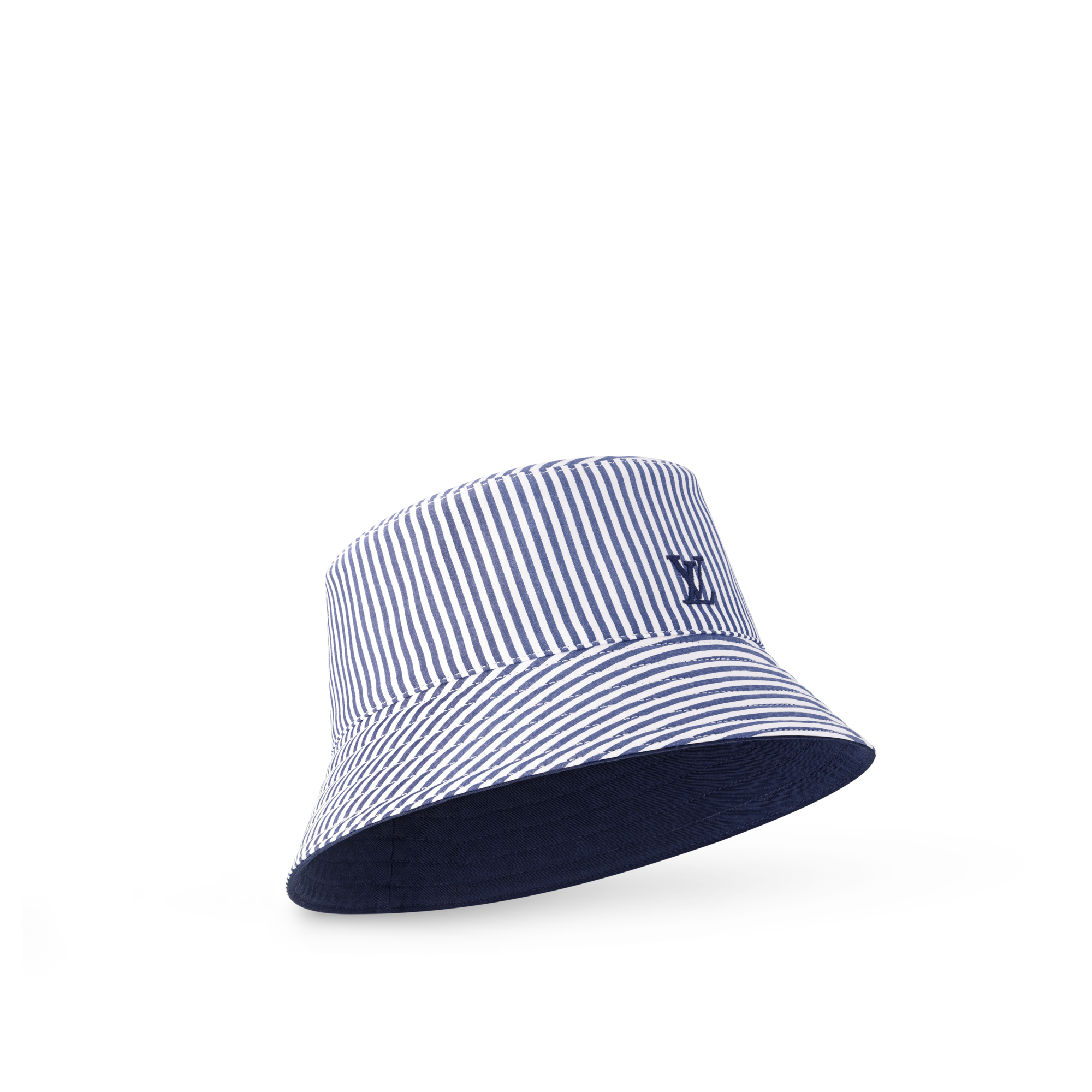 LV League Striped Bucket Hat S00 in Women
