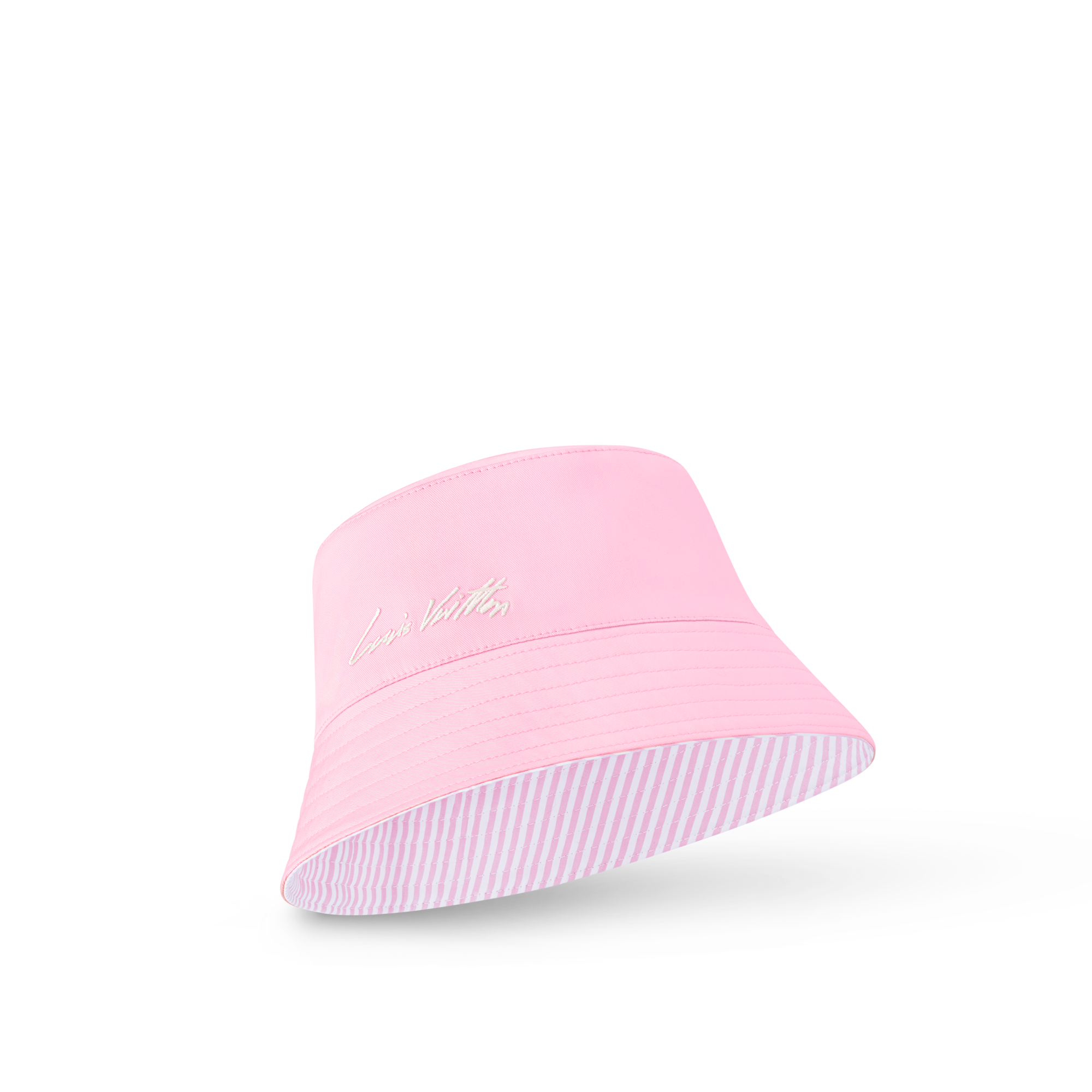 LV League Striped Bucket Hat S00 in Women