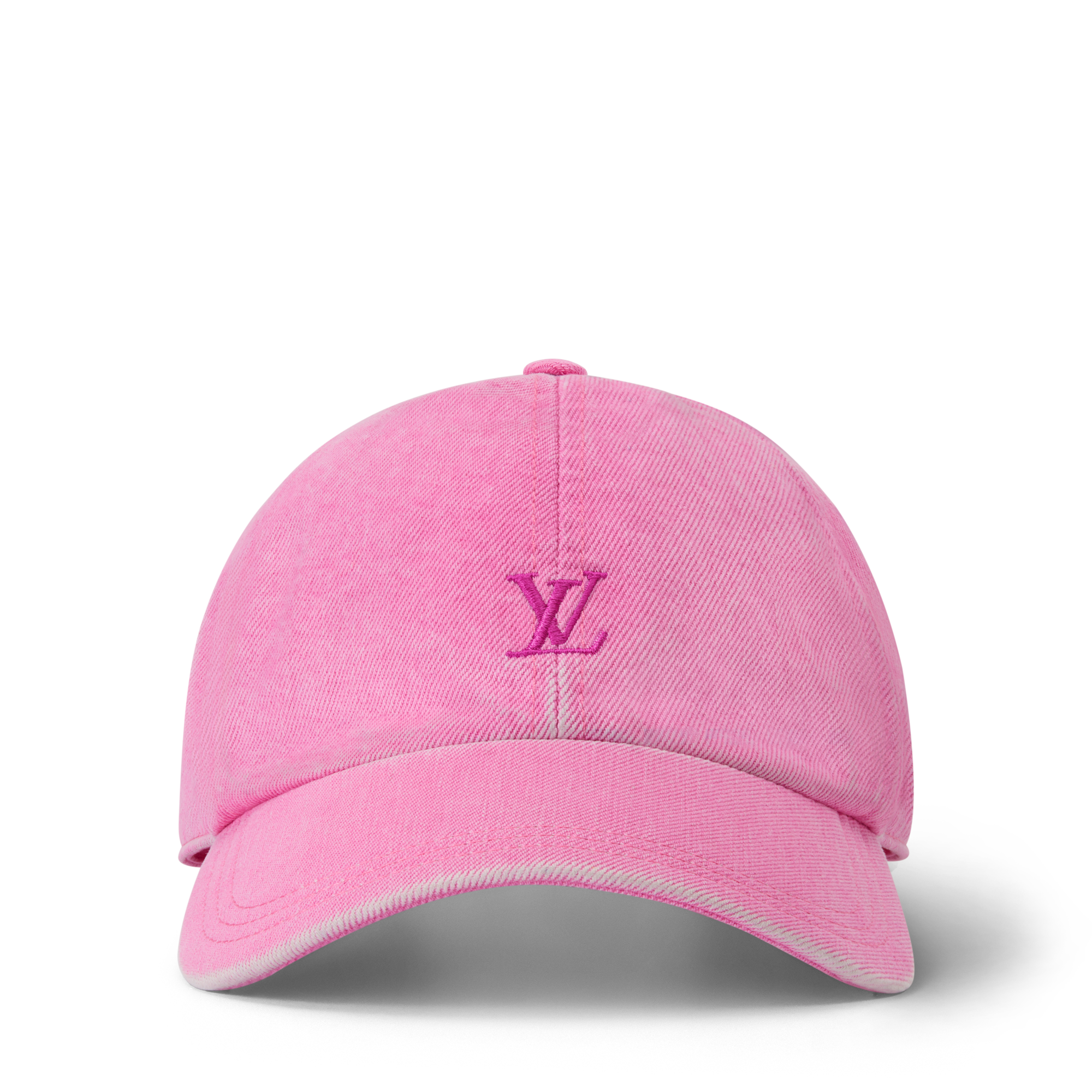 Louis Vuitton Pink and Orange Logo Cap Pink Sparkle LV Leopard Trucker Cap? – Rockin Robin Hats main image 2