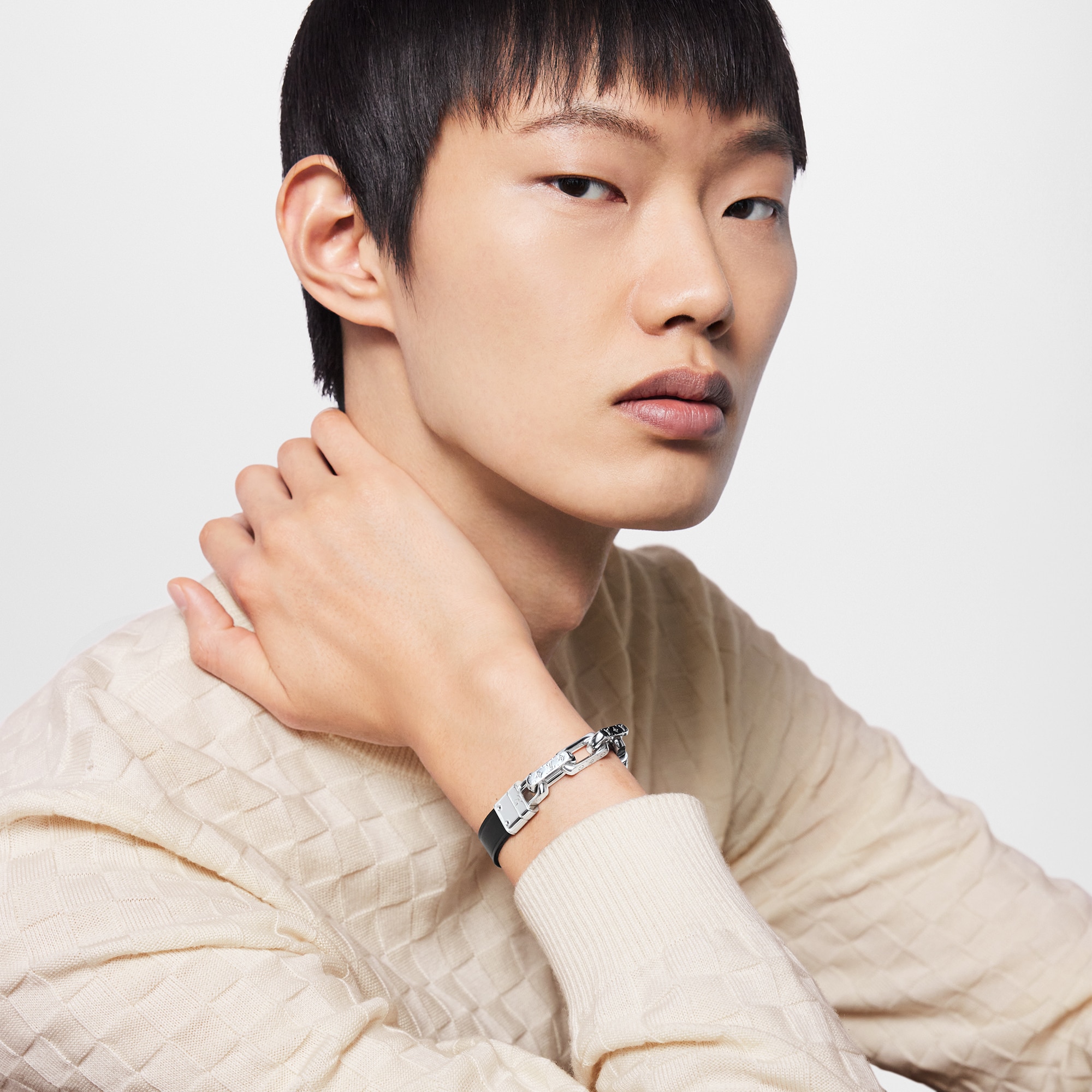 LV Links Bracelet Monogram Canvas in Men