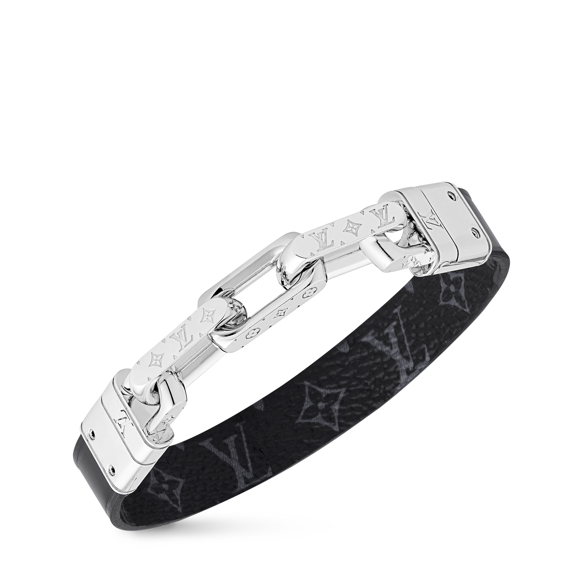 LV Links Bracelet Monogram Canvas in Men