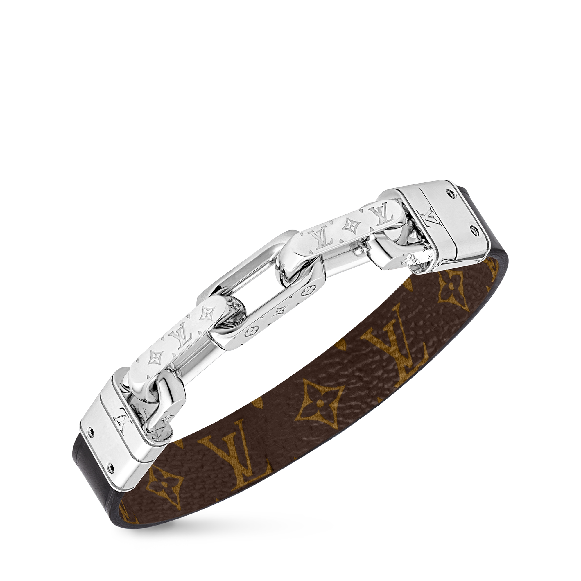 LV Links Bracelet Monogram Canvas in Men