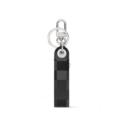 LV Louis Bear Dragonne Key Holder and Bag Charm back view