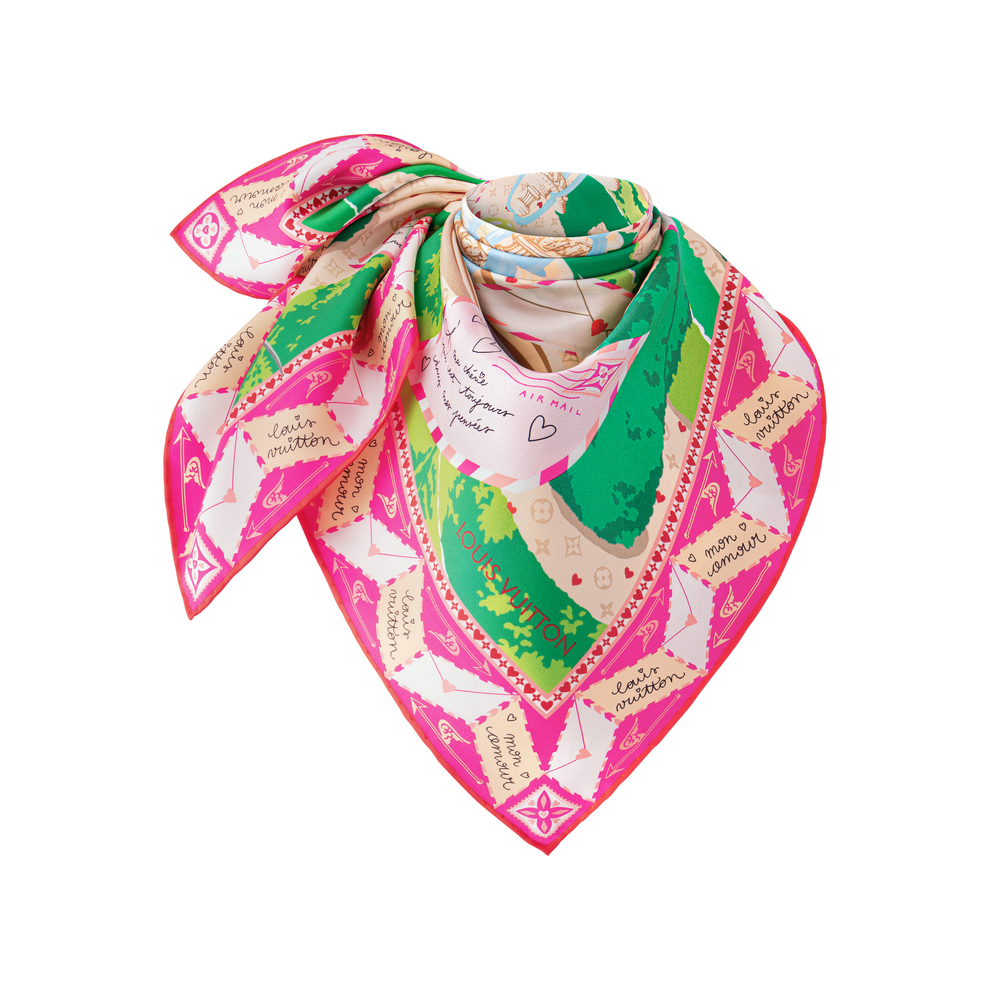 LV Love Letters Square 70 S00 in Women