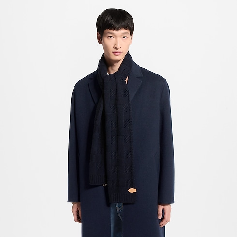 LV Malletier Knitted Scarf S00 in Men's Accessories Scarves collections by Louis Vuitton (Product zoom)