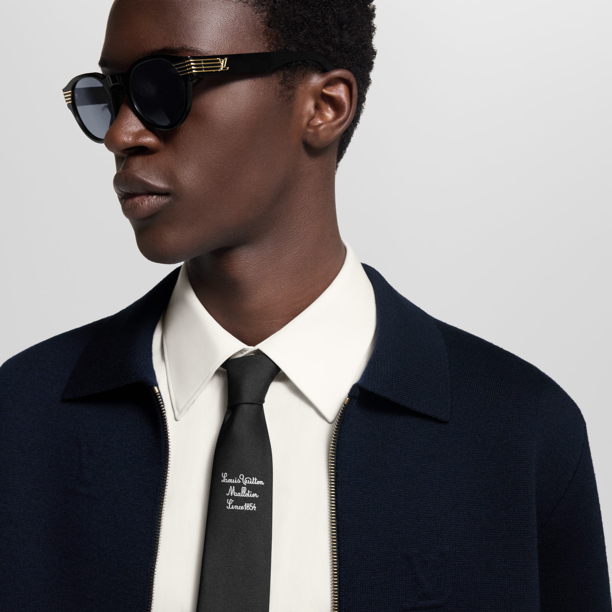 LV Malletier Tie S00 in Men