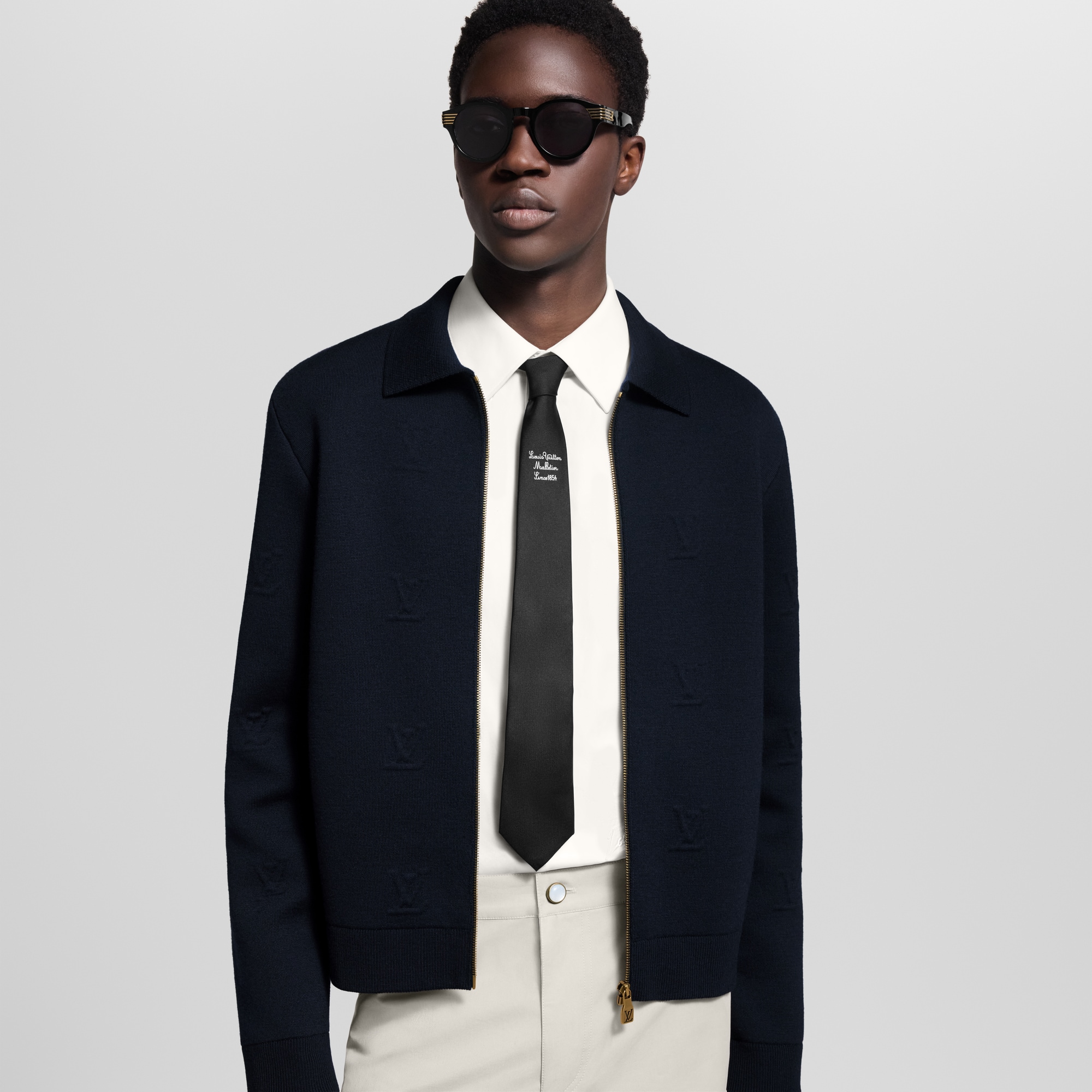 LV Malletier Tie S00 in Men