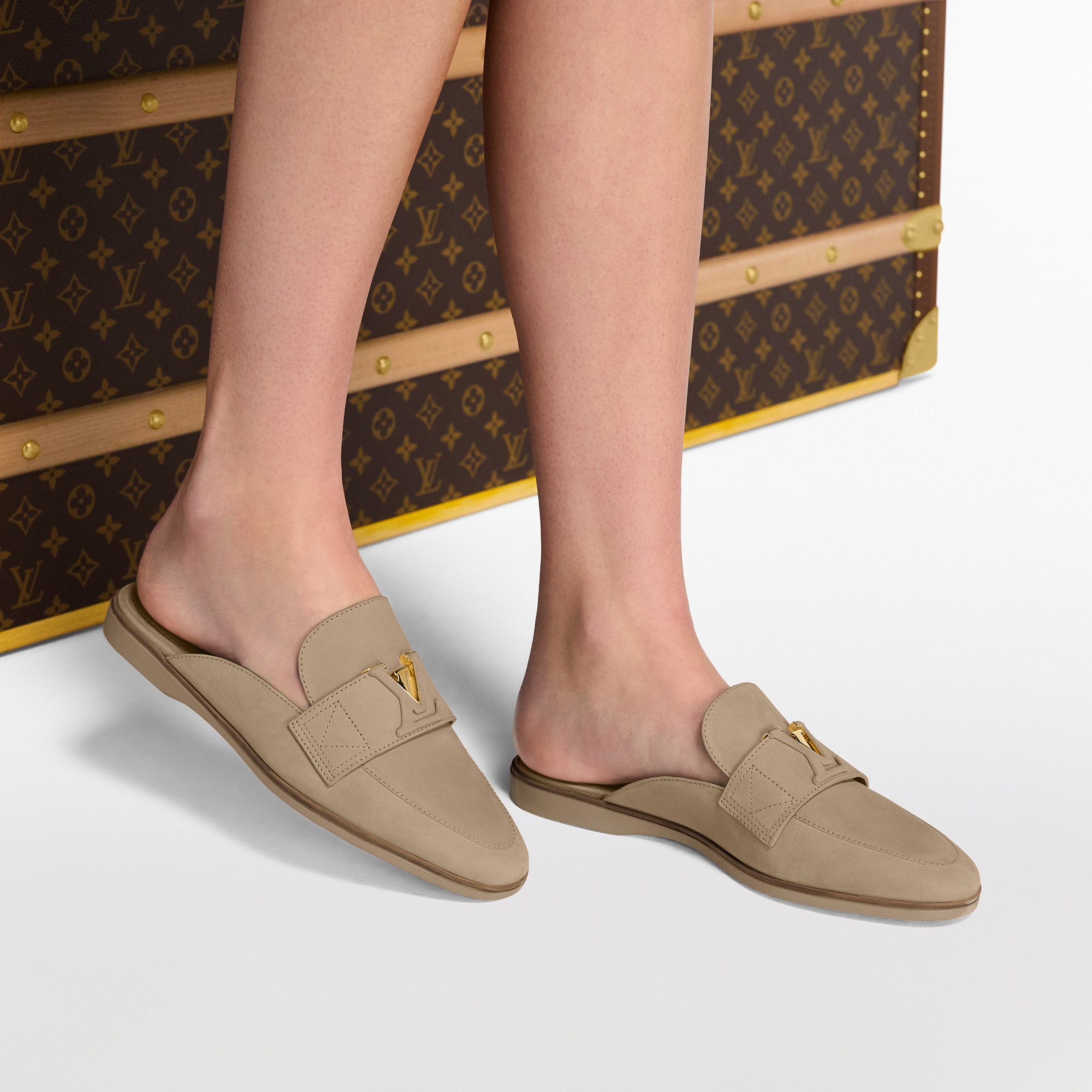 LV Mare Flex Open Back Loafer  in Women