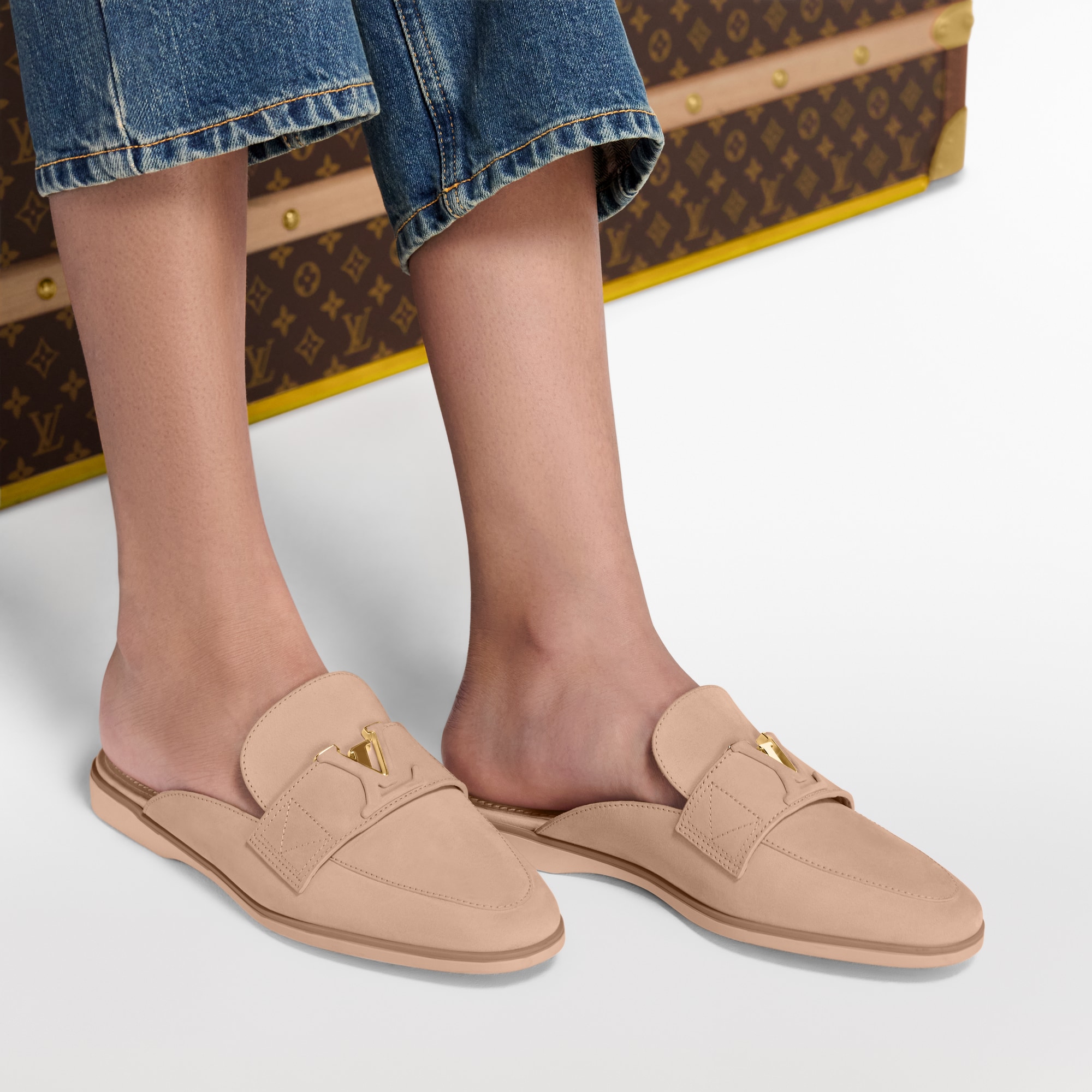 LV Mare Flex Open Back Loafer  in Women