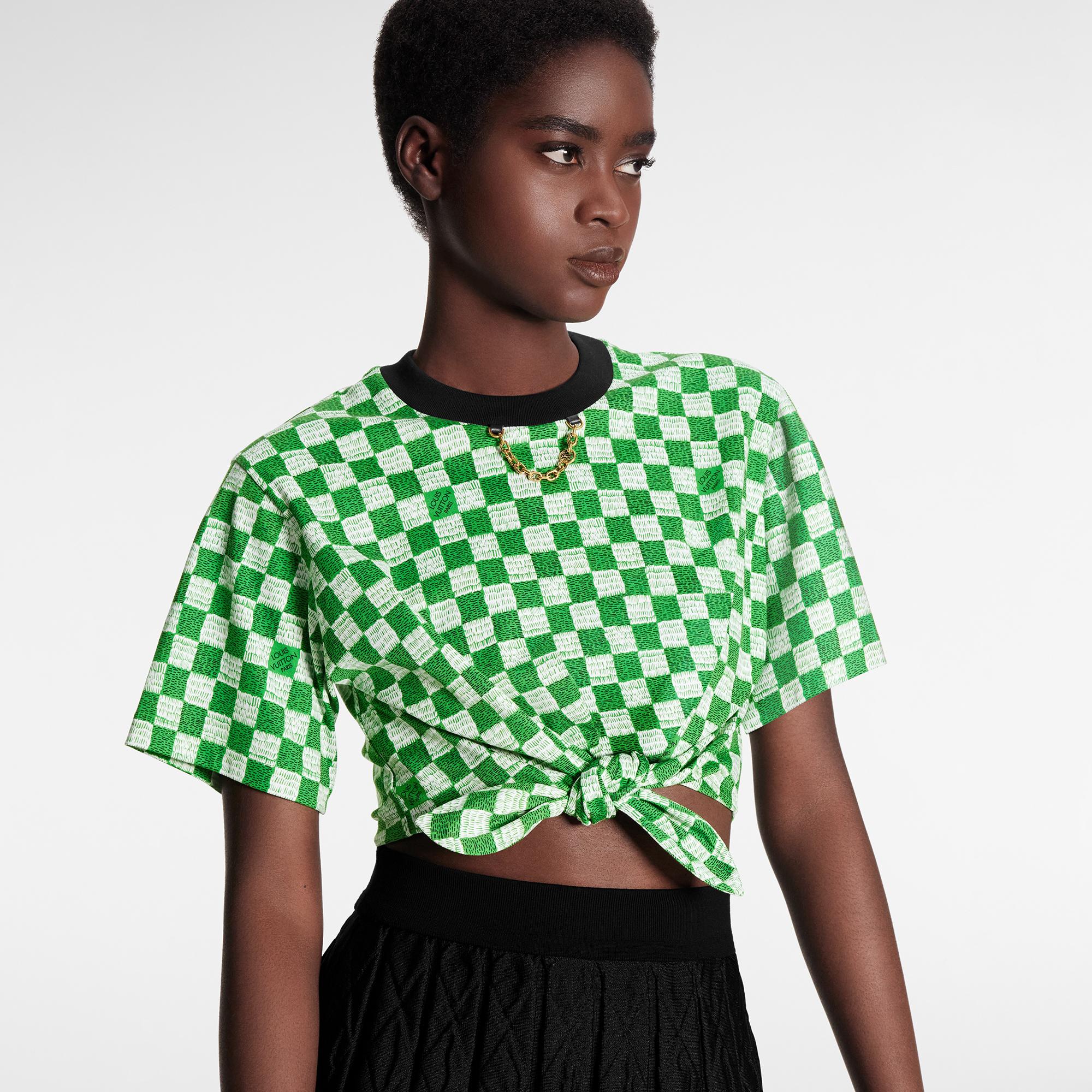LV Match Damier Self-Tie T-Shirt 