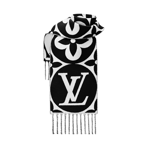 LV Medallion Scarf S00 in Women's Accessories Scarves collections by Louis Vuitton (Product zoom)
