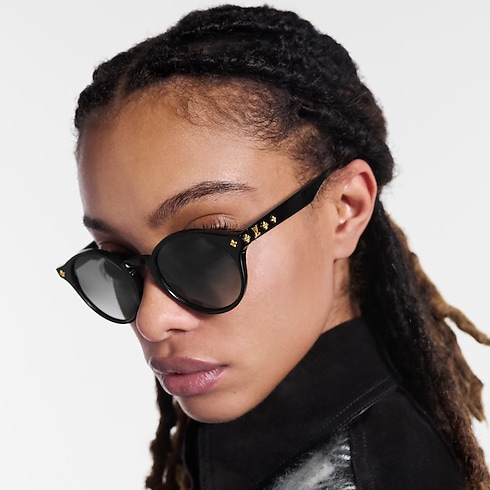 LV Minigram Round Sunglasses S00 in Women's Accessories Sunglasses collections by Louis Vuitton (Product zoom)