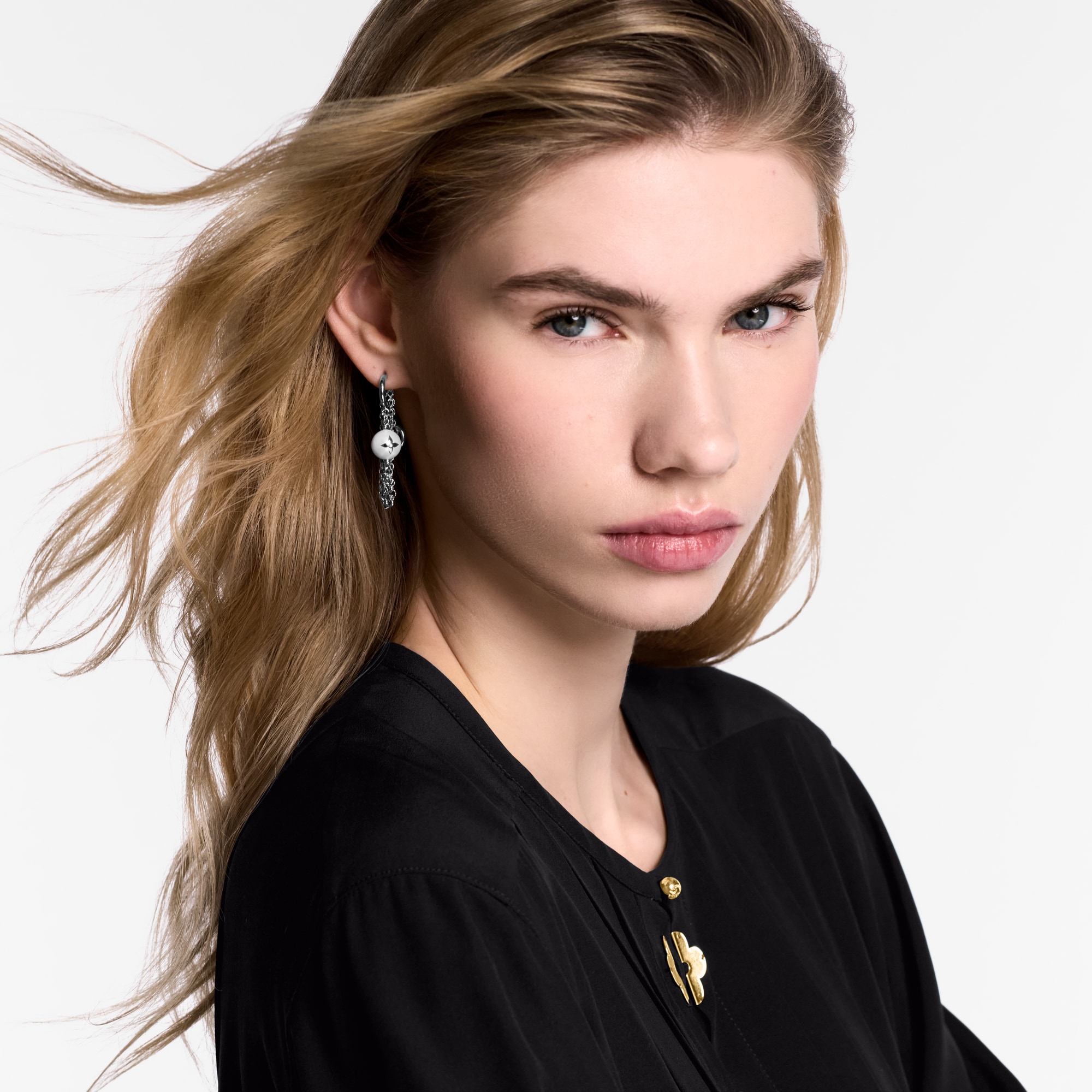 LV Mix Chains Earrings S00 in Women