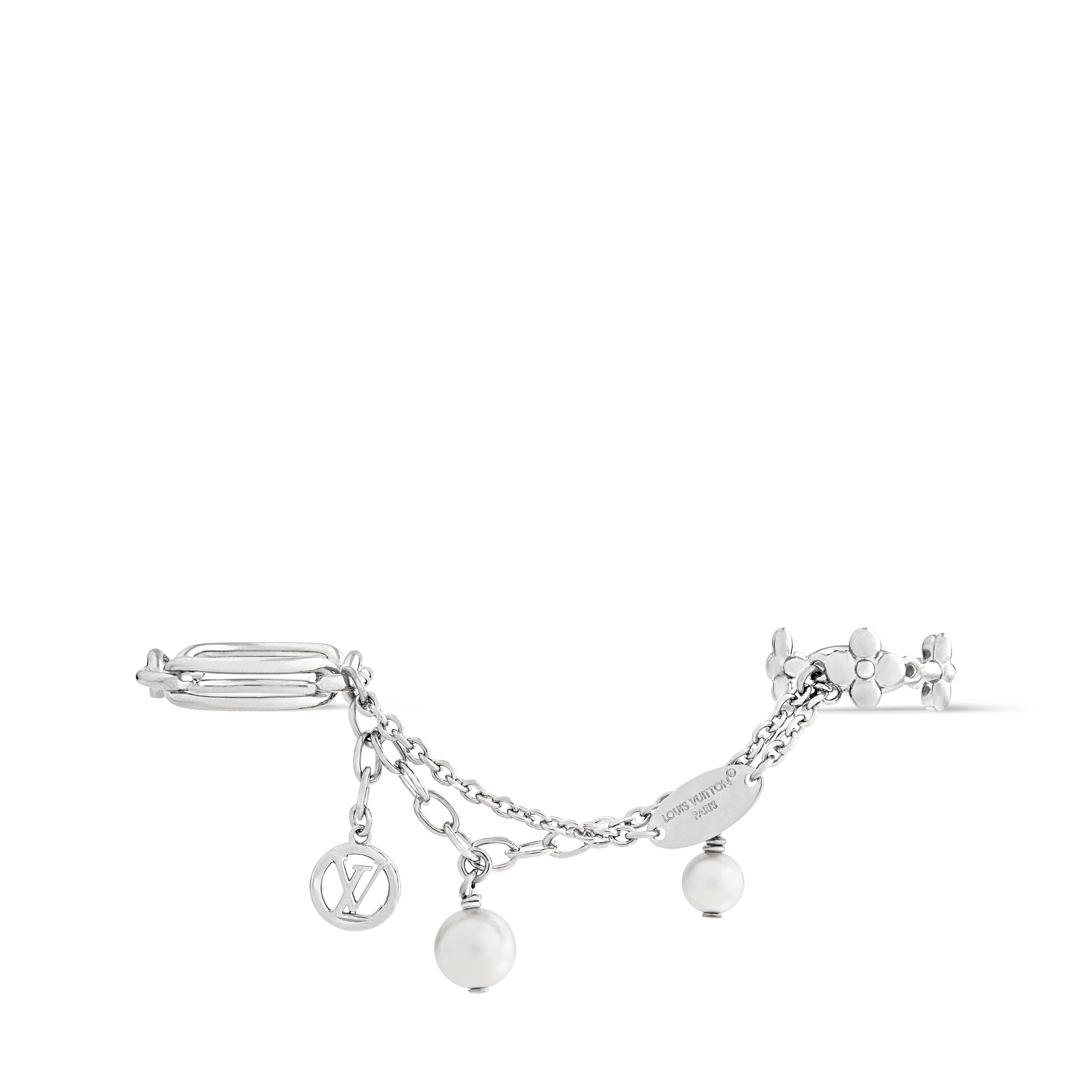 LV Mix Chains Set Of Rings S00 in Women